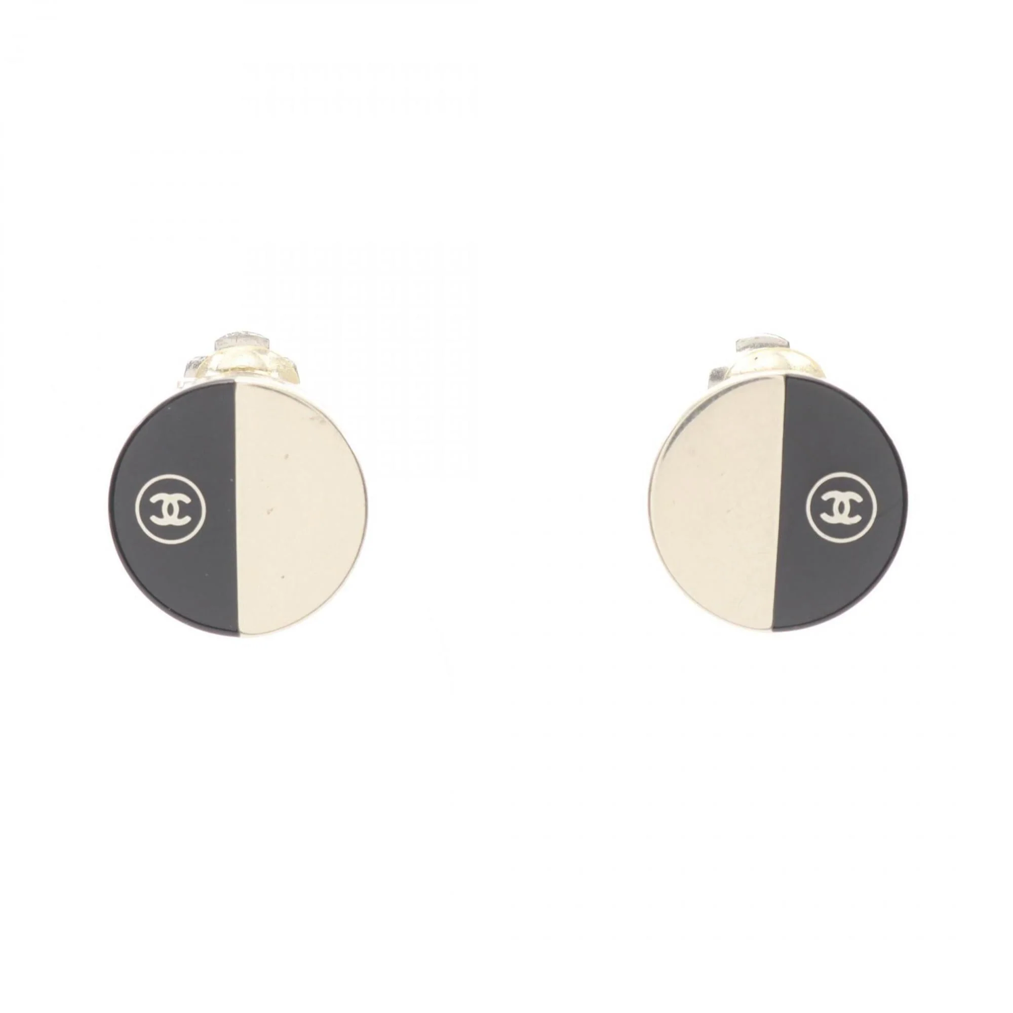 CC Logo Clip-On Earrings Sterling Silver