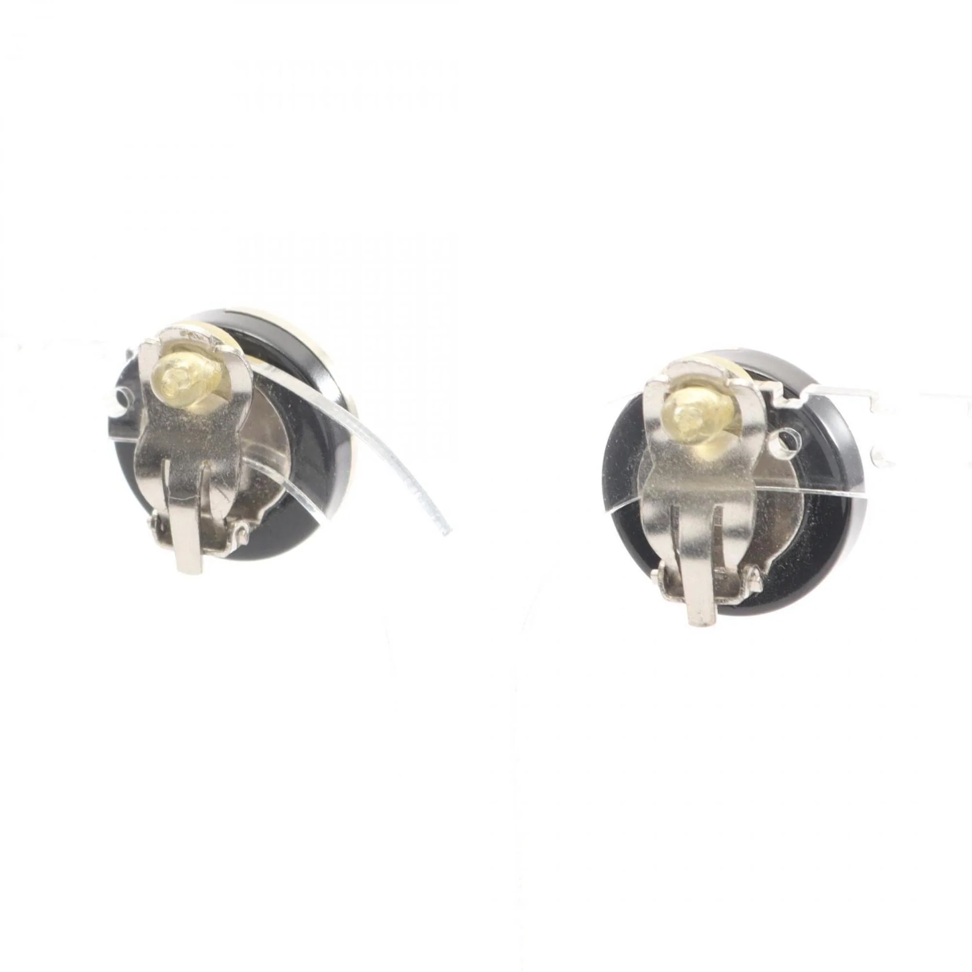 CC Logo Clip-On Earrings Sterling Silver - Image 2