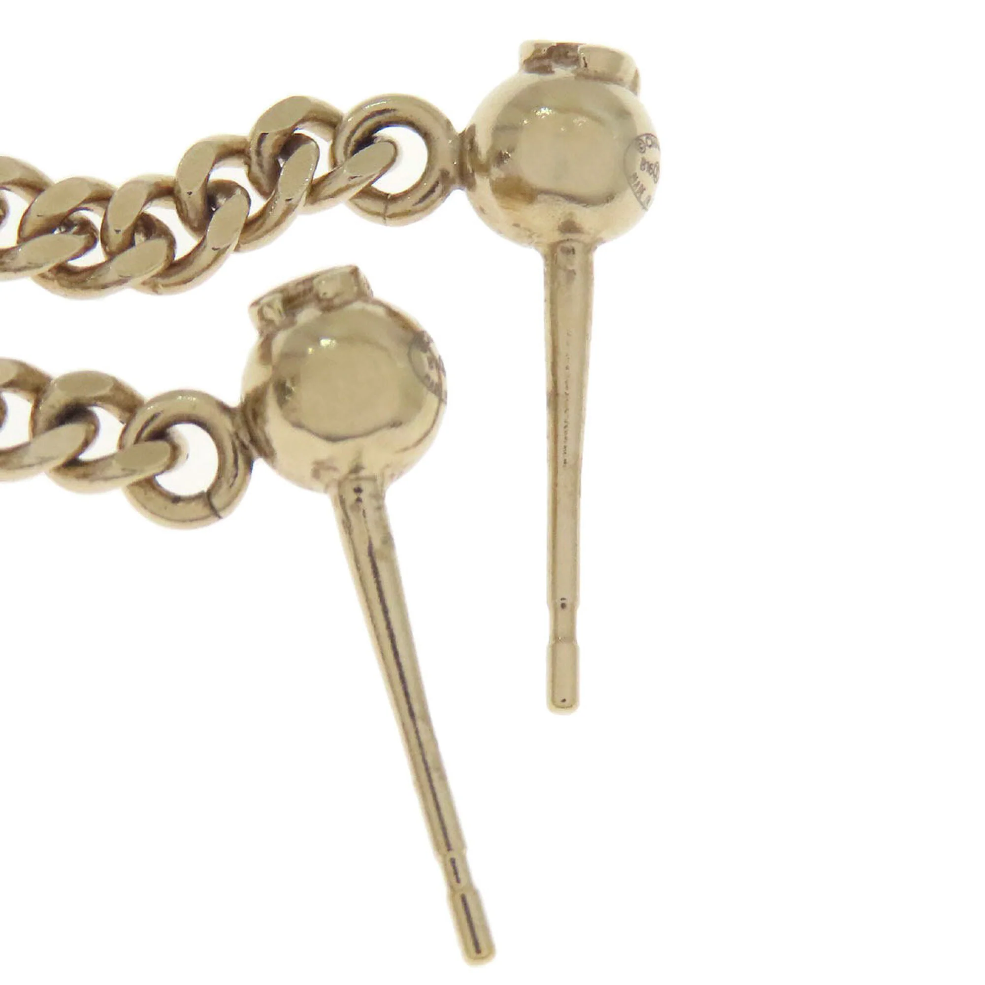 CC Logo Earrings Gold-Tone Metal Gold-Tone Metal - Image 4