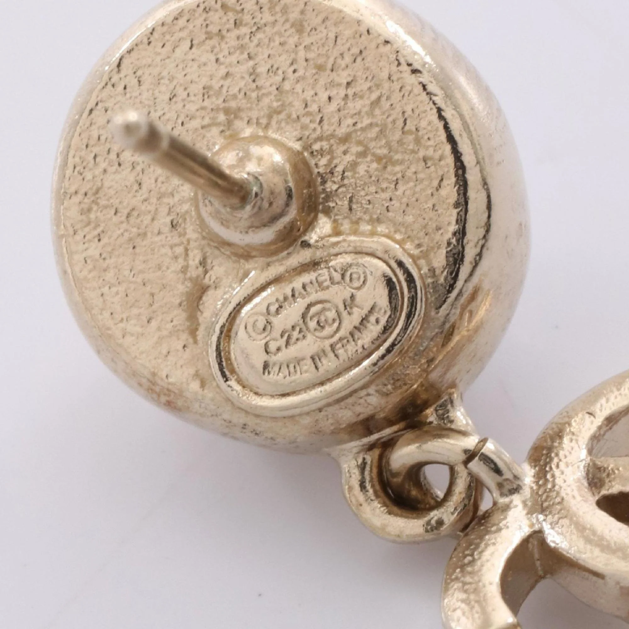 CC Logo Earrings Metal - Image 3