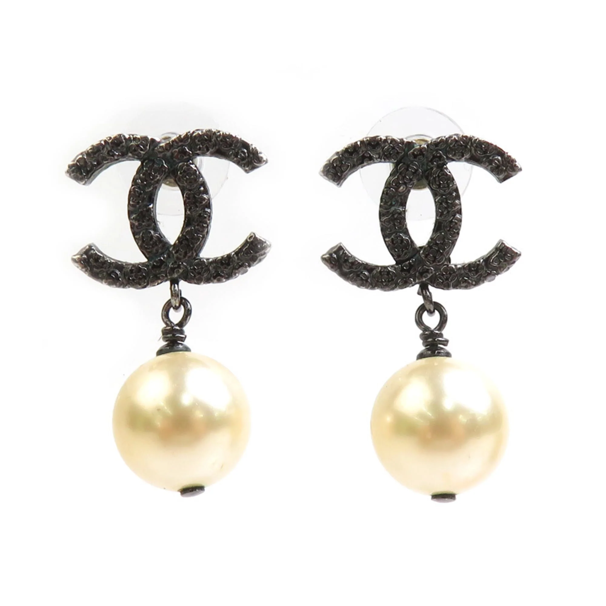 CC Logo Earrings Metal