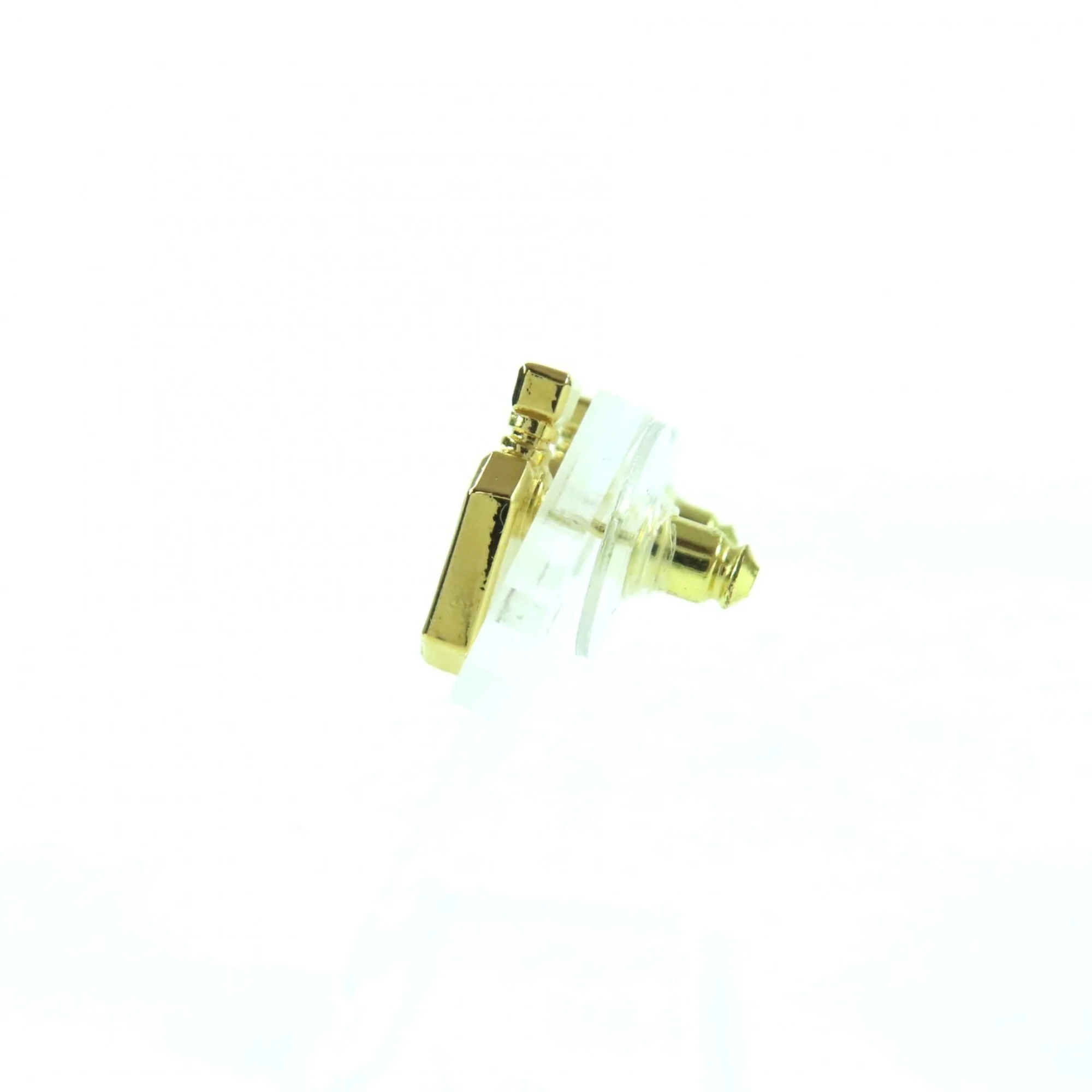 CC Logo Earrings Metal Gold-Tone Metal - Image 3