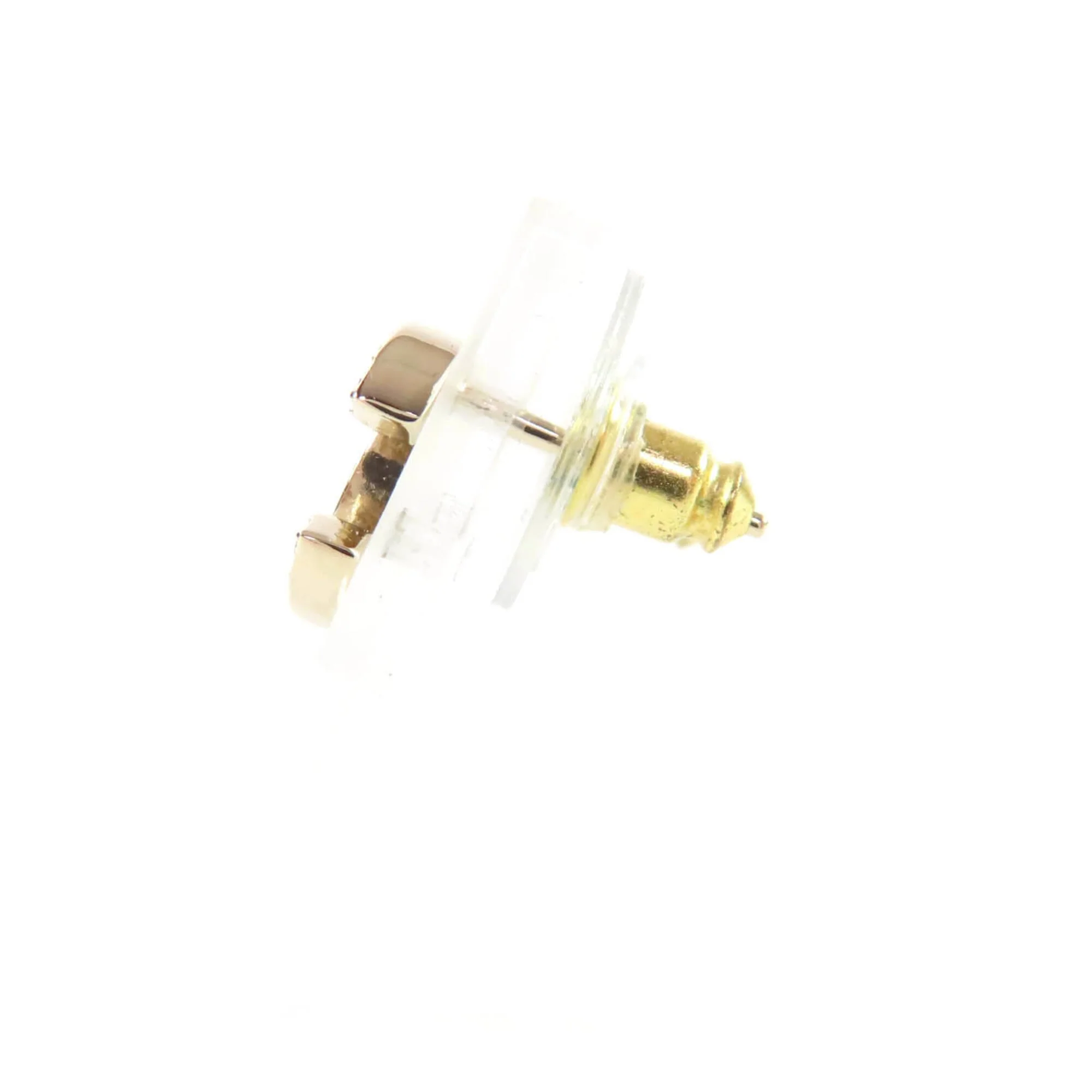 CC Logo Earrings Metal Gold-Tone Metal - Image 3