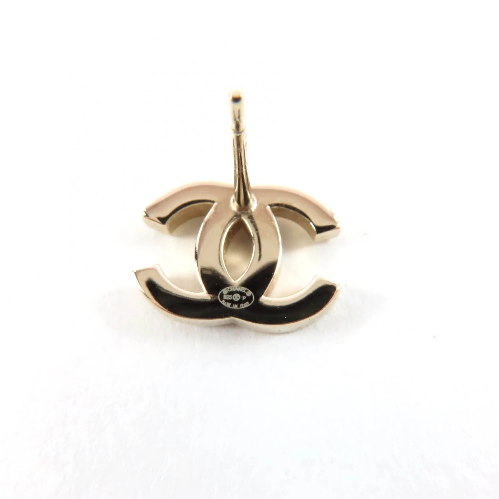 CC Logo Earrings Metal Gold-Tone Metal - Image 6