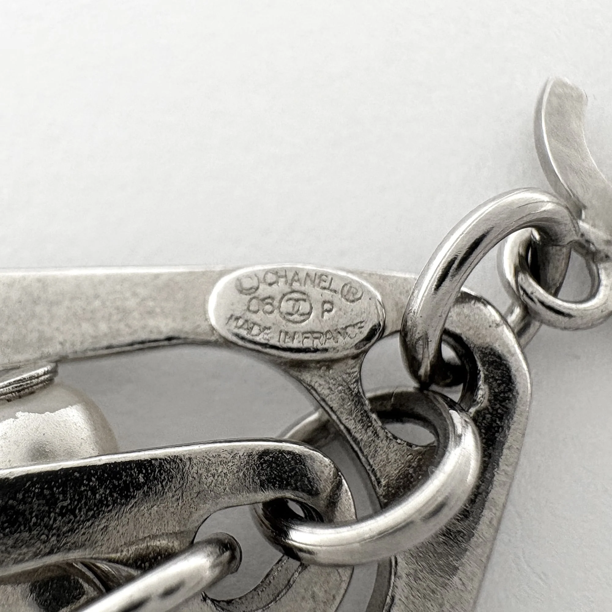 CC Logo Earrings Metal Silver-Tone Metal - Image 5