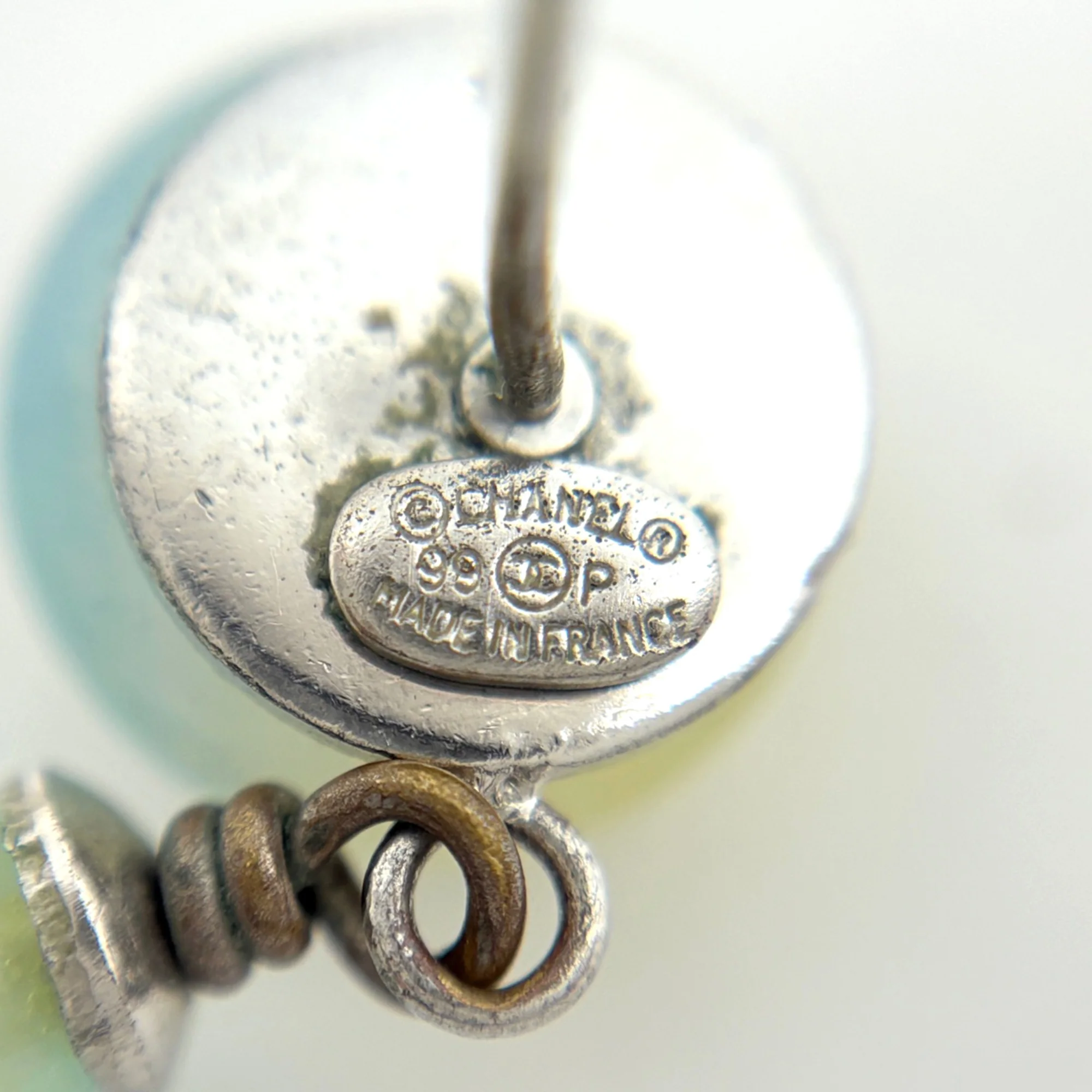 CC Logo Earrings Silver-Tone Metal - Image 5