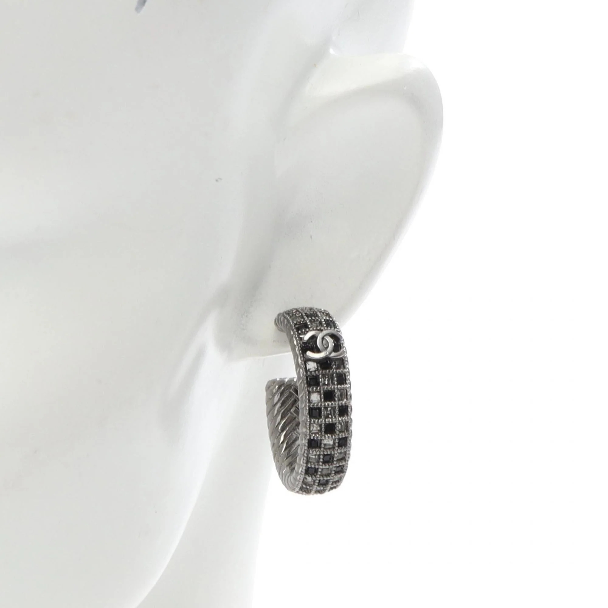 CC Logo Earrings Sterling Silver - Image 5