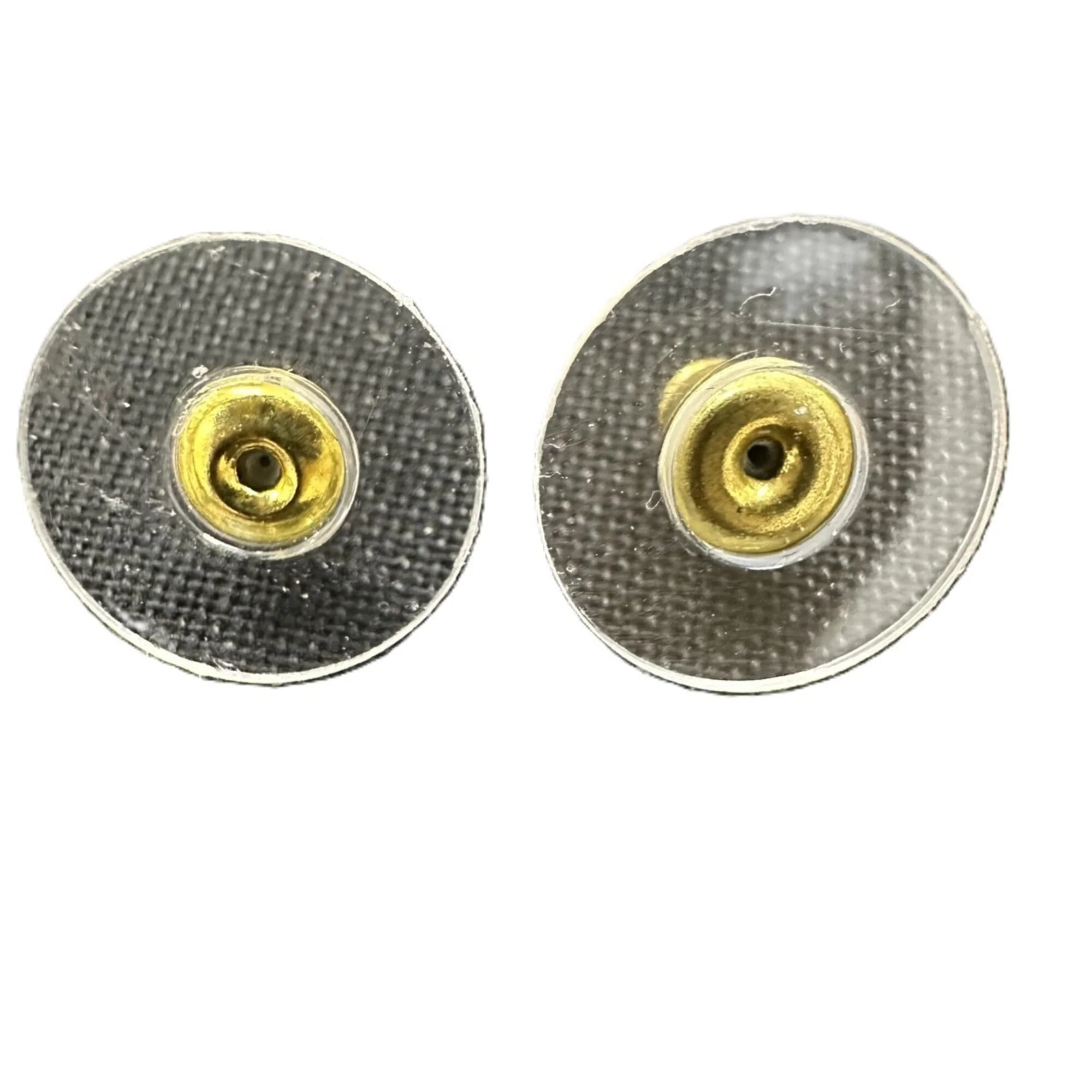 CC Logo Heart Earrings Metal - Image 8