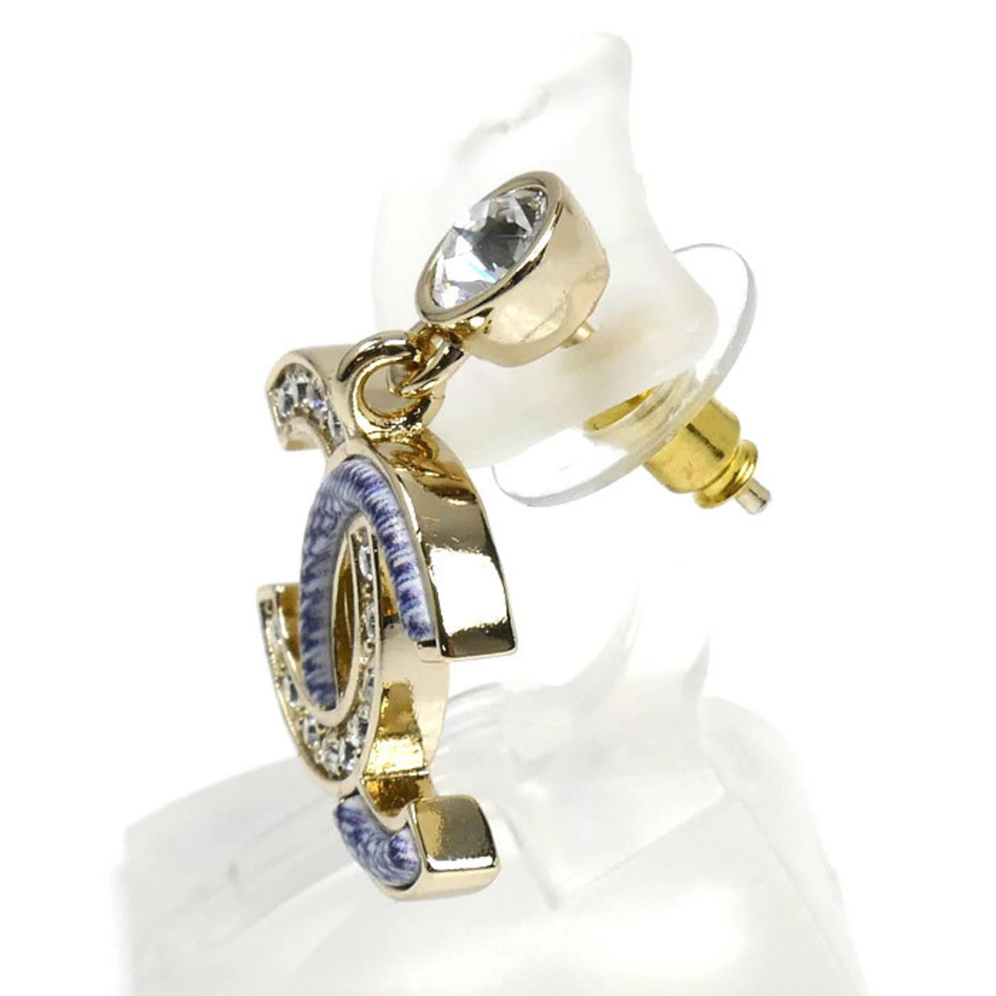 CC Logo Single Earring Metal - Image 2