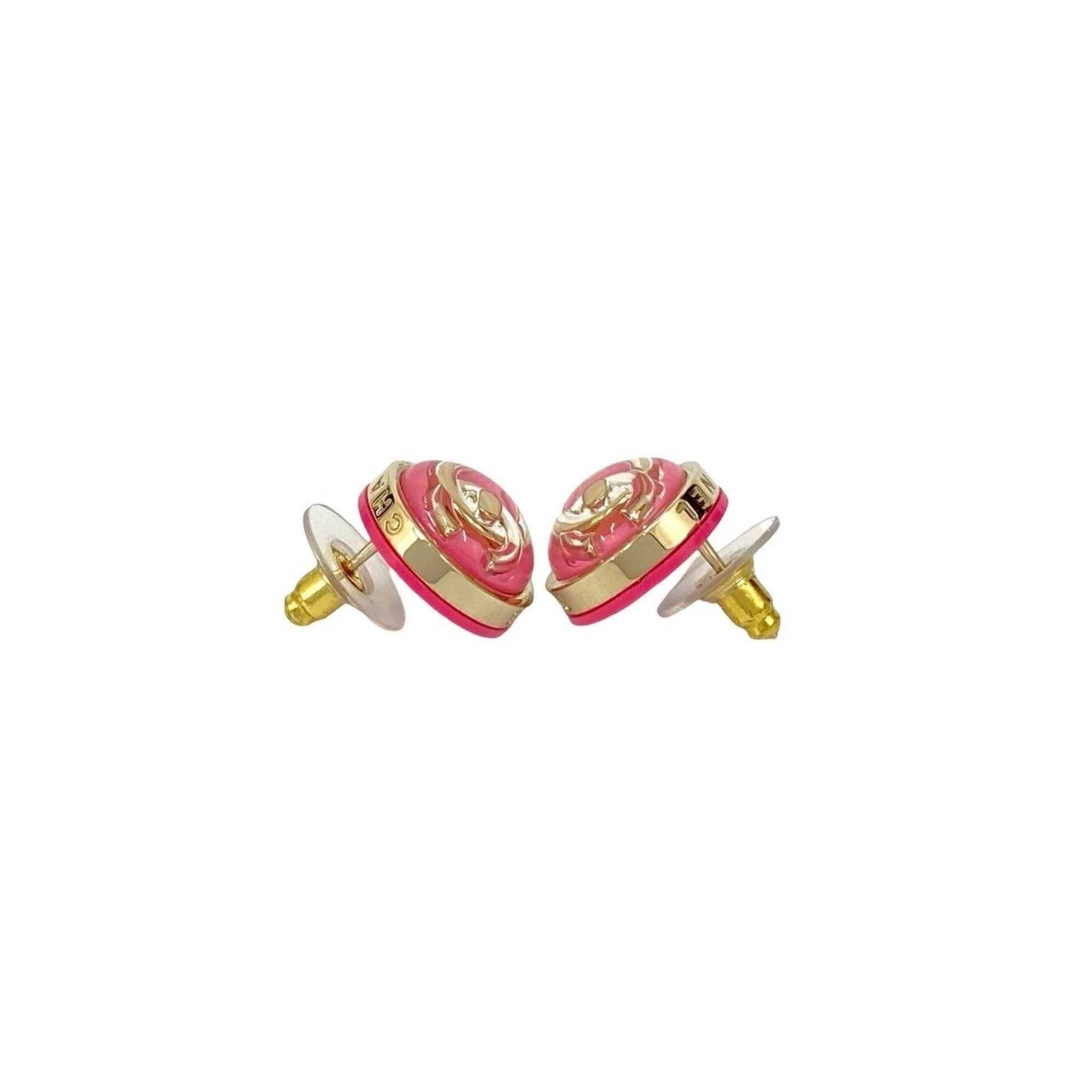CC Logo Turnlock Earrings Metal - Image 4