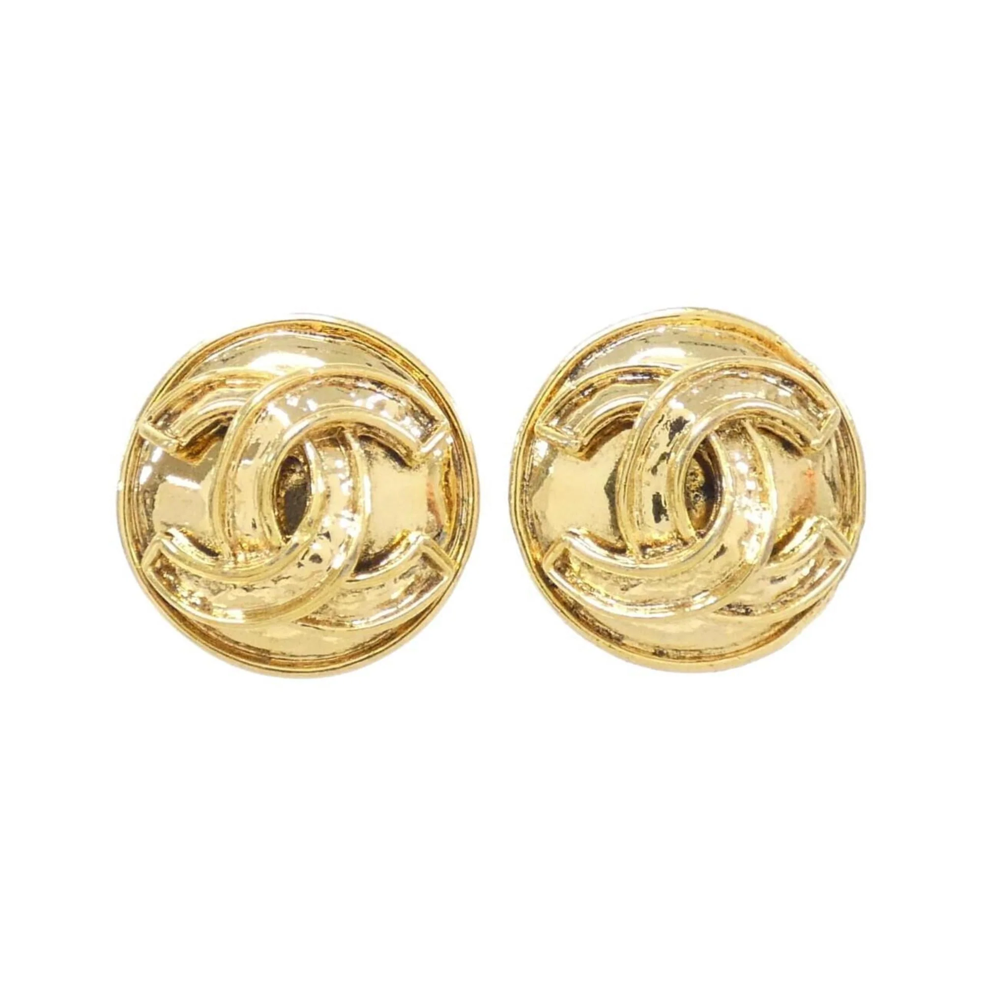 Clip-On Earrings Clip-On Gold-Tone Metal