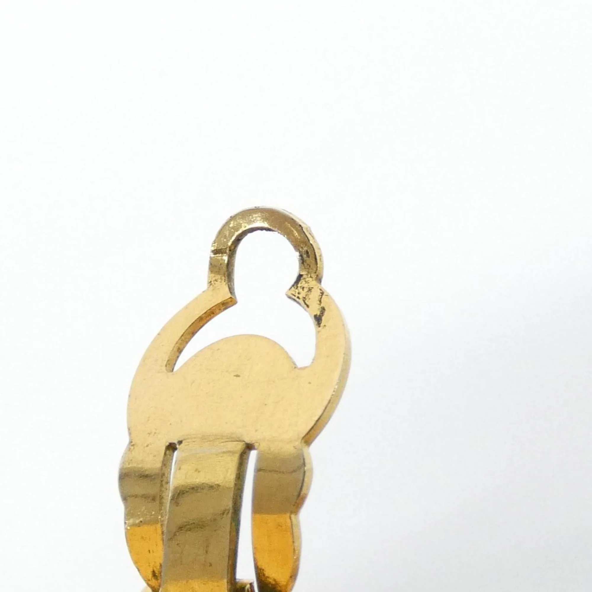 Clip-On Earrings Clip-On Gold-Tone Metal - Image 9
