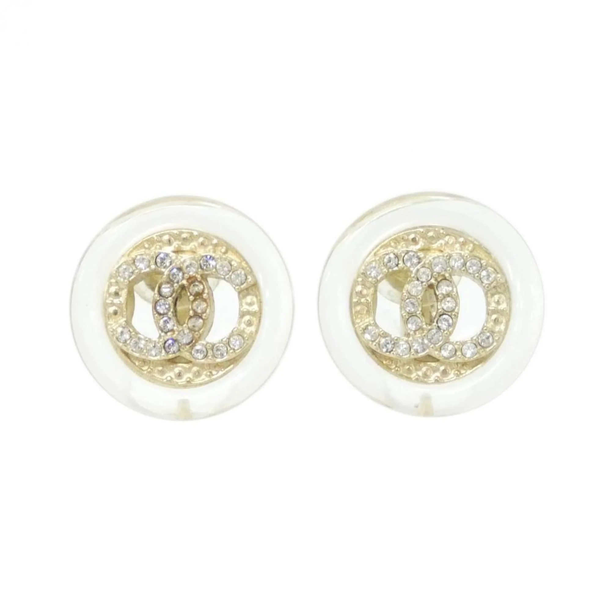 Clip-On Earrings Clip-On Gold-Tone Metal