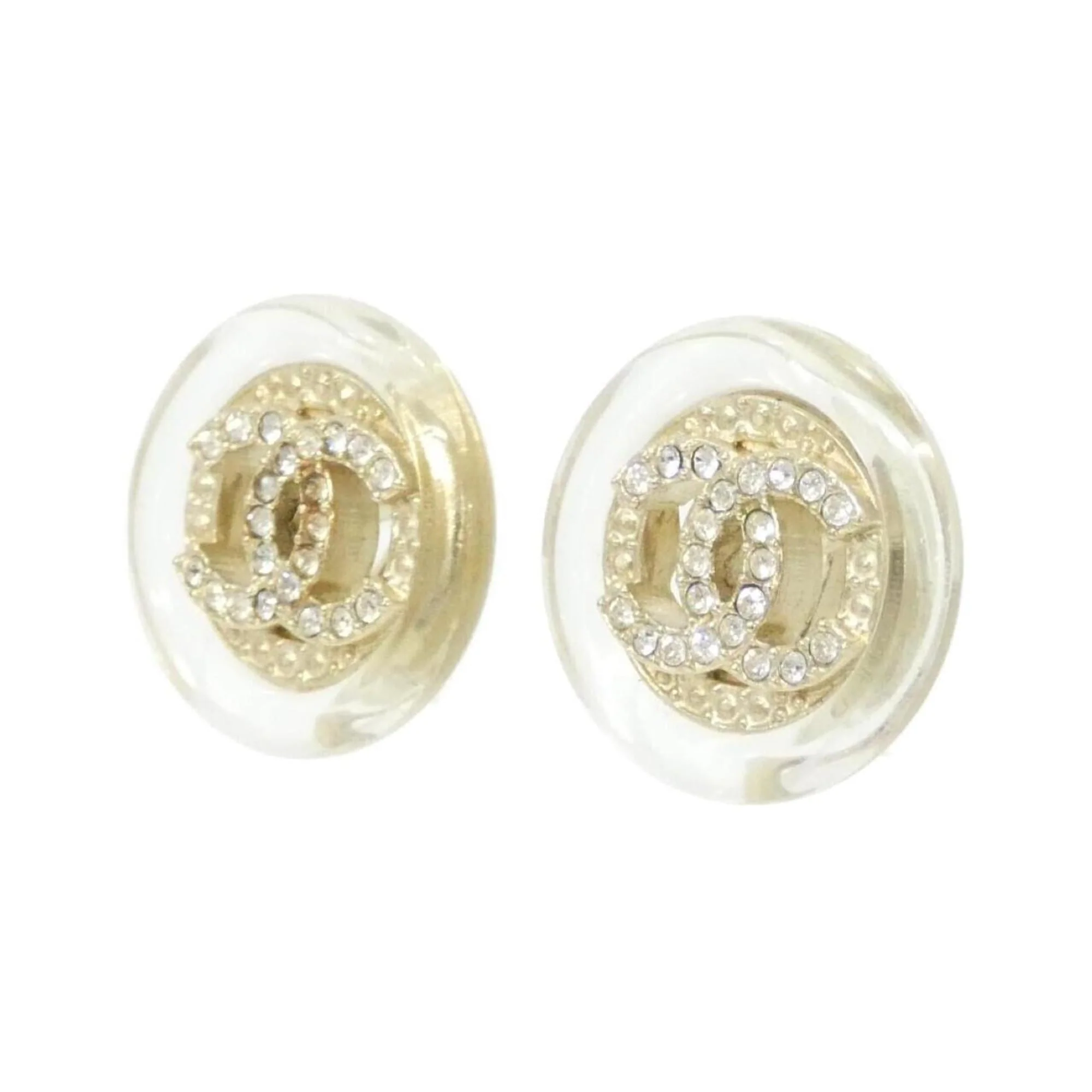 Clip-On Earrings Clip-On Gold-Tone Metal - Image 2