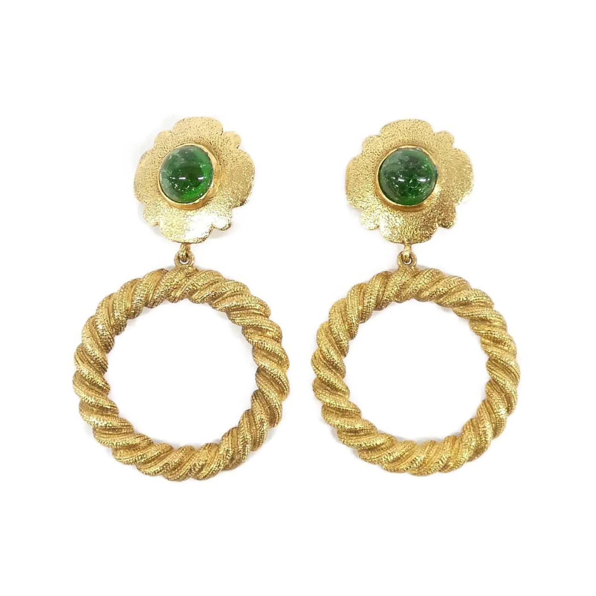 Clip-On Earrings Clip-On Gold-Tone Metal