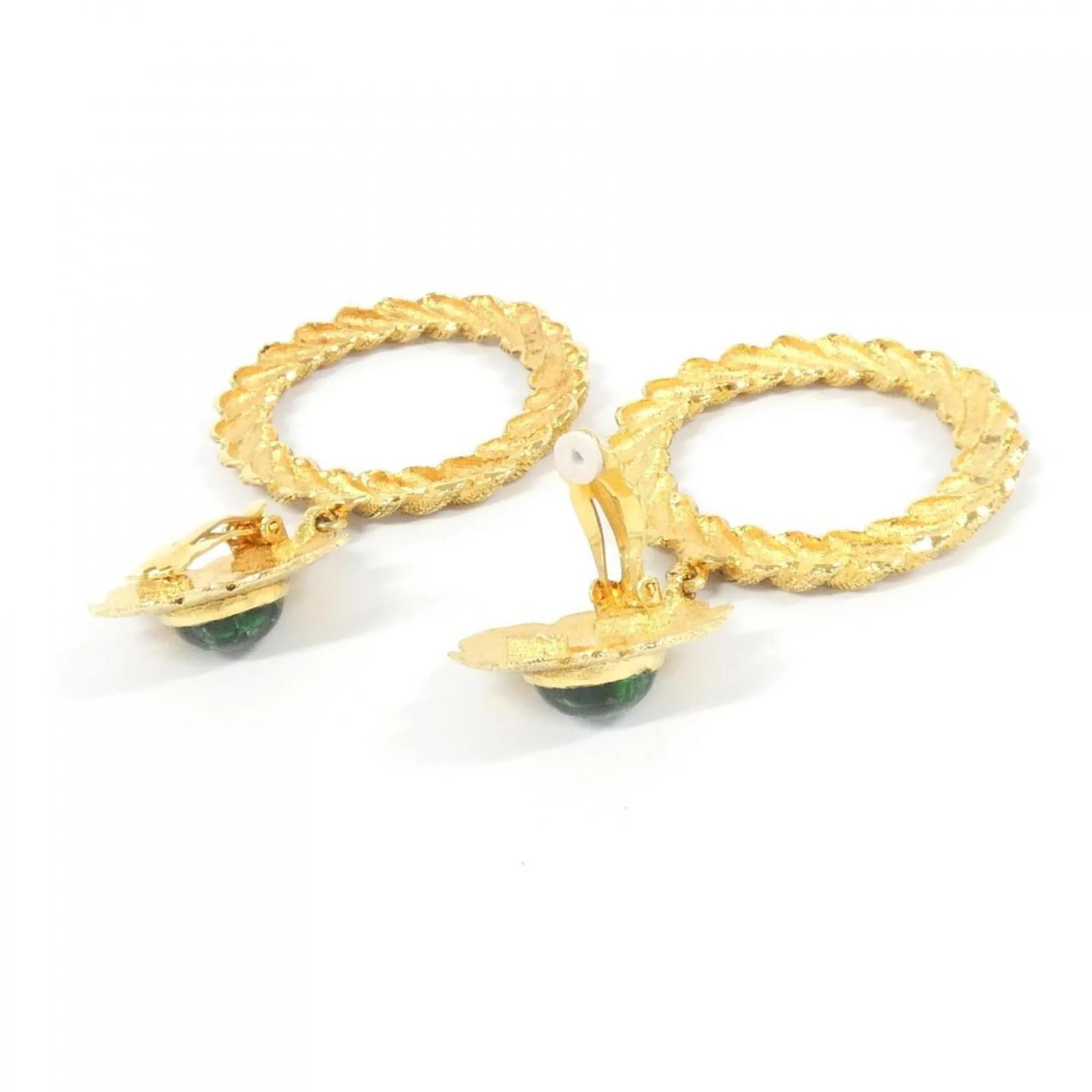 Clip-On Earrings Clip-On Gold-Tone Metal - Image 4