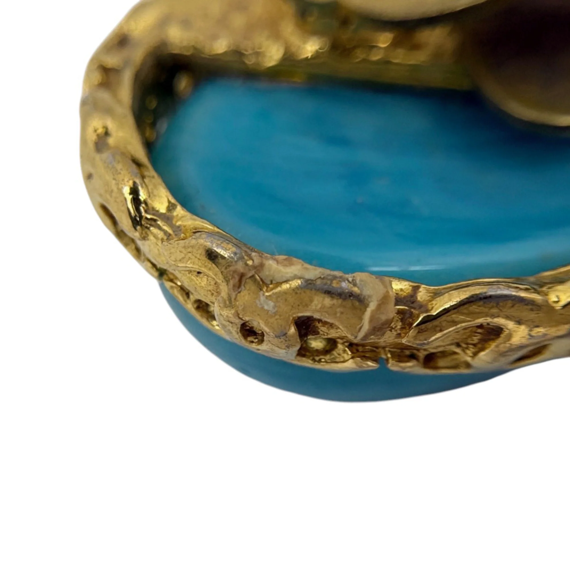 Clip-On Earrings Clip-On Gold-Tone Metal - Image 5