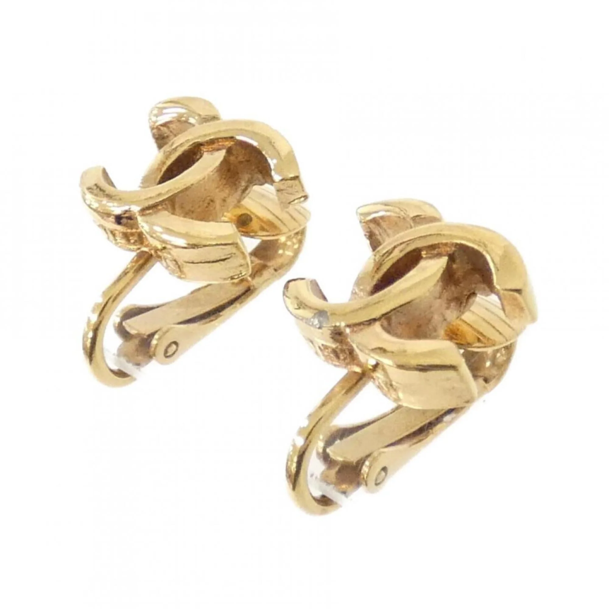 Clip-On Earrings Clip-On Gold-Tone Metal - Image 2