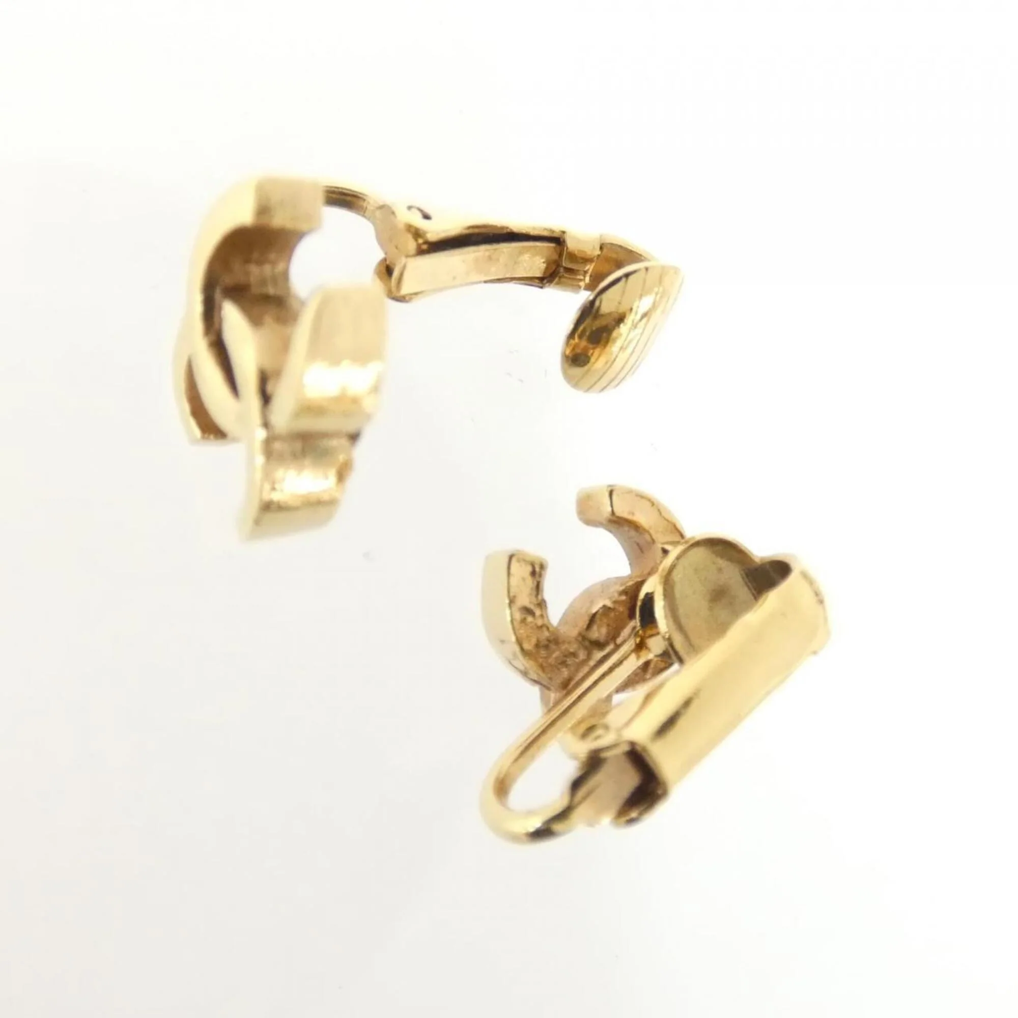 Clip-On Earrings Clip-On Gold-Tone Metal - Image 4