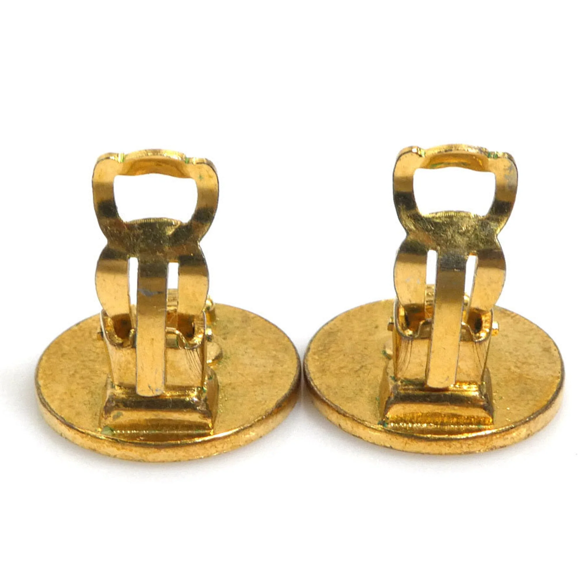 Clip-On Earrings Clip-On Gold-Tone Metal - Image 6
