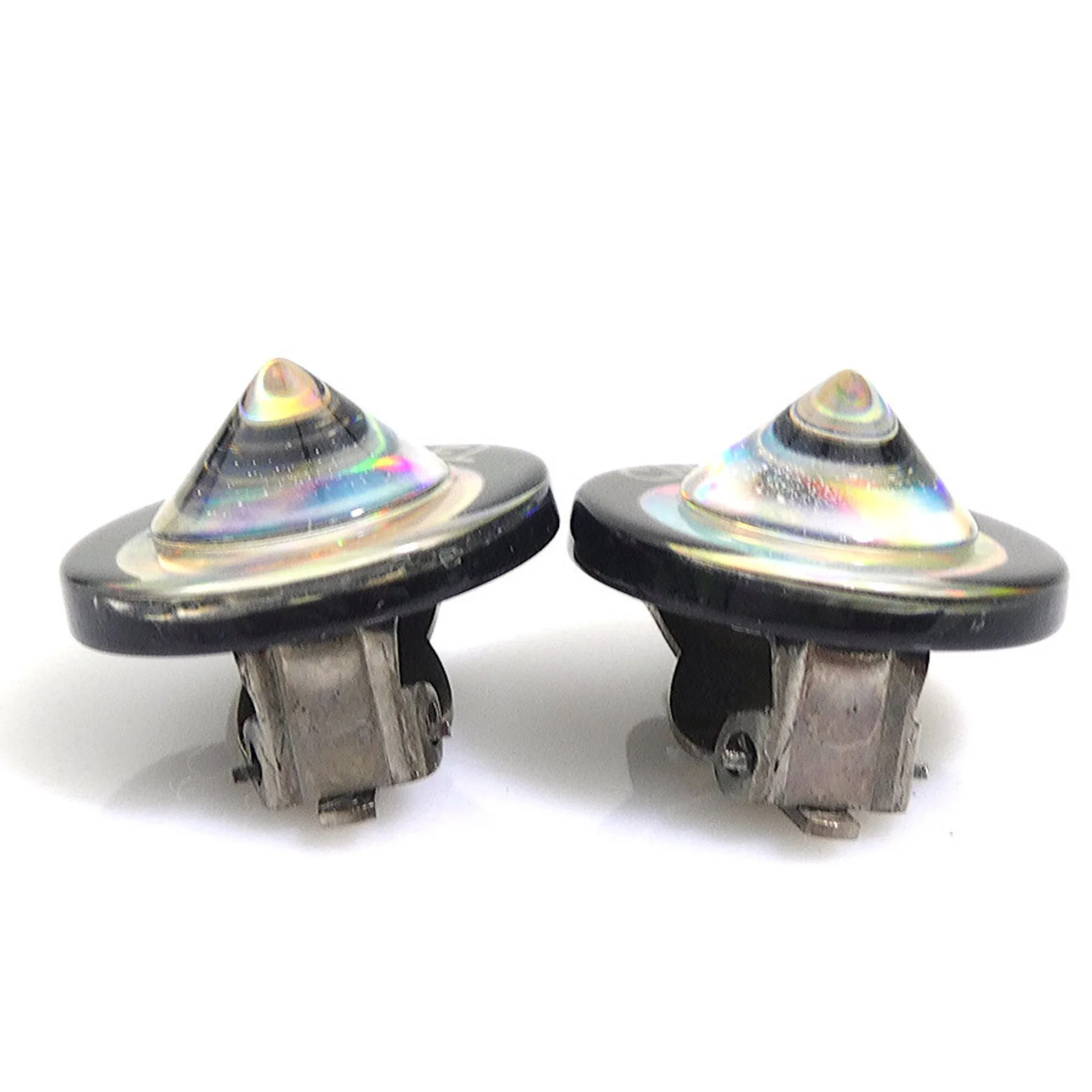 Clip-On Earrings Metal and Resin - Image 6