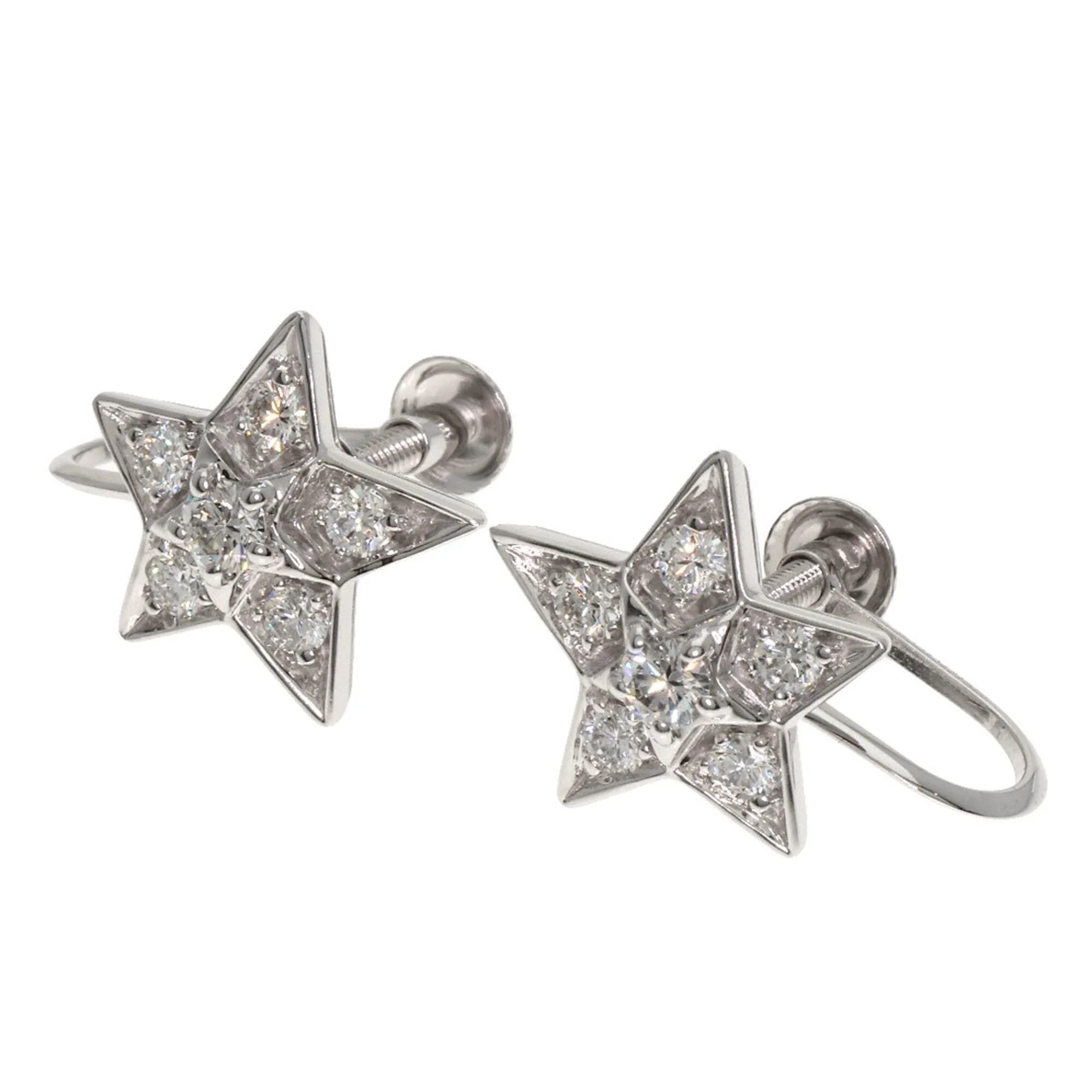 Earrings 18K White Gold