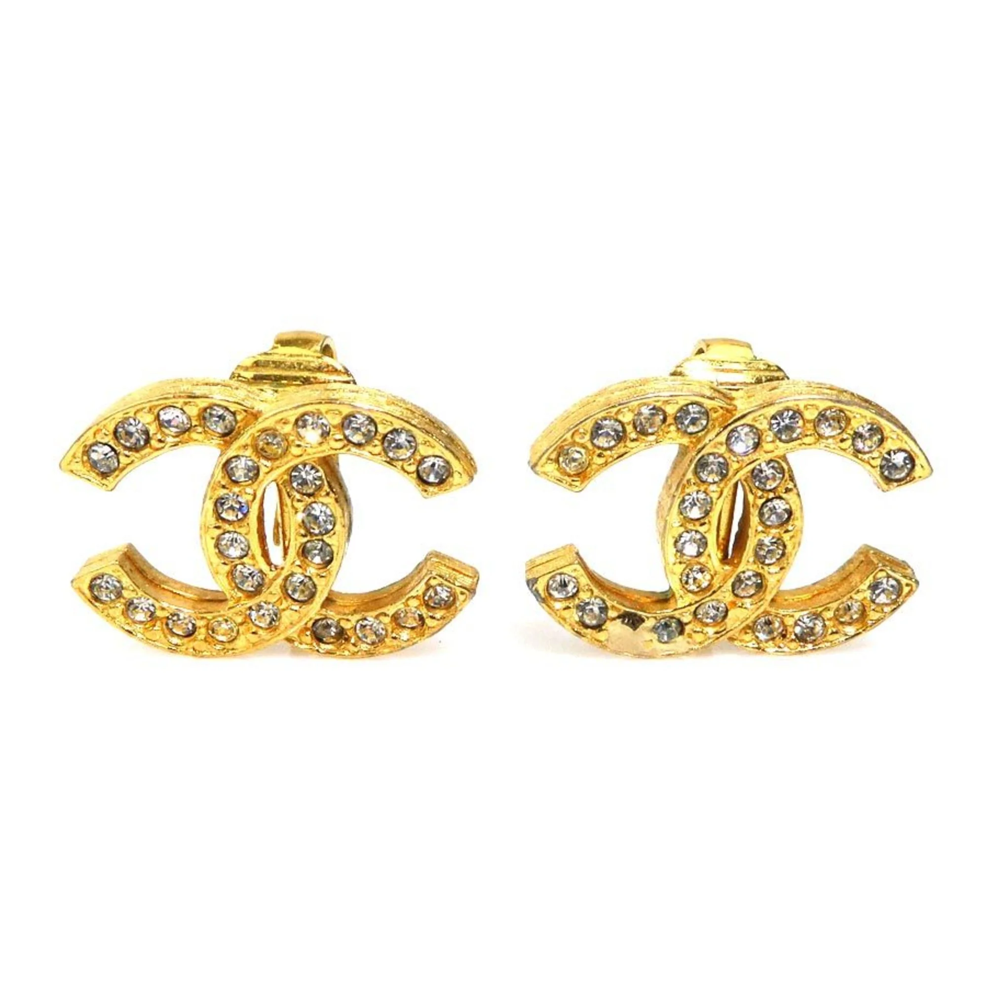 Earrings Gold-Tone Metal