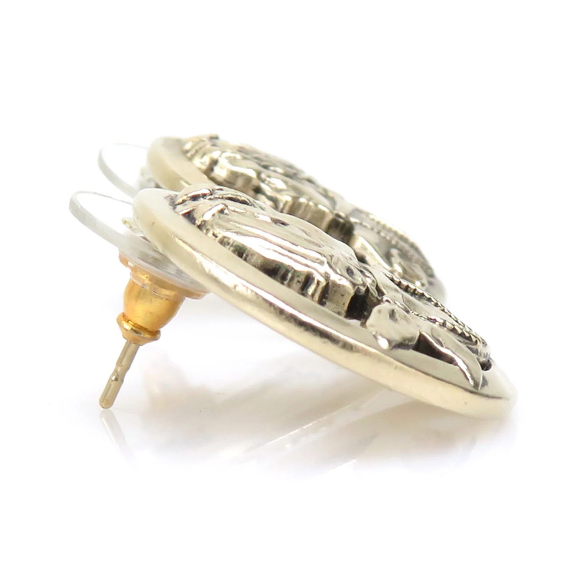 Earrings Gold-Tone Metal - Image 5