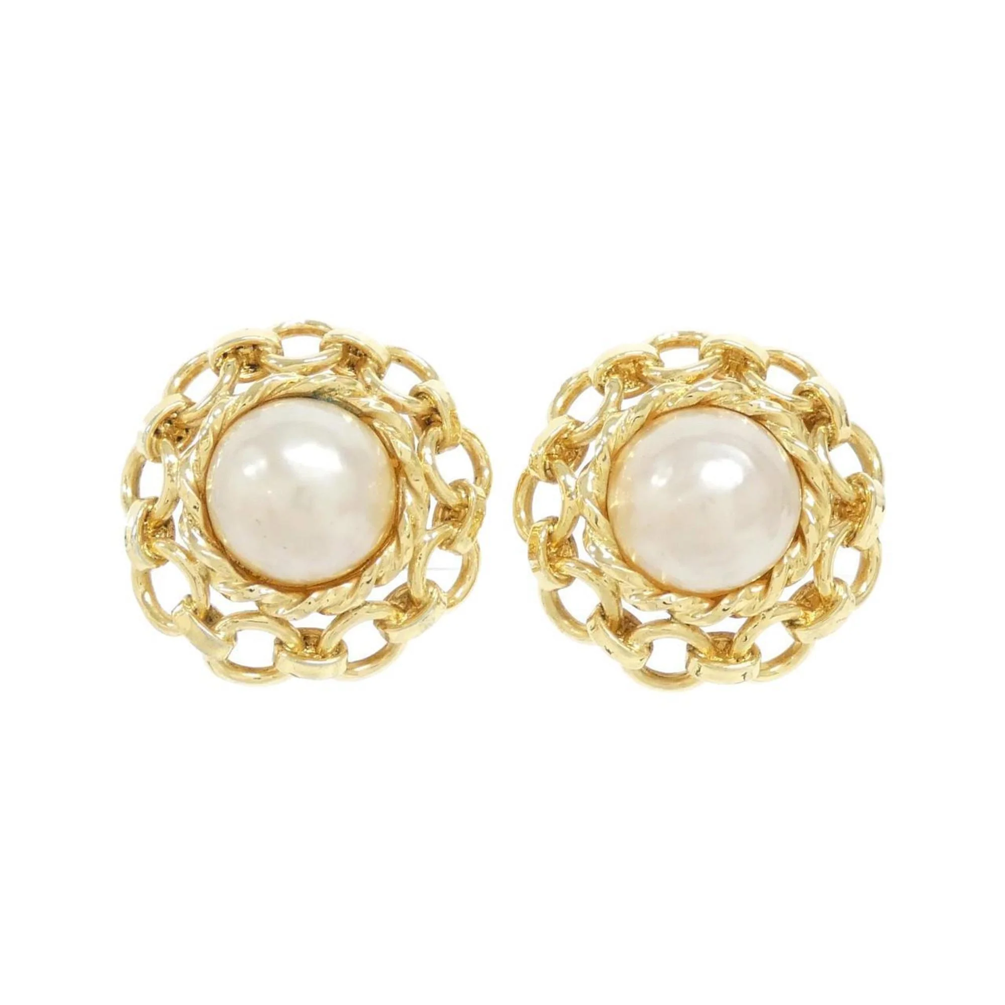 Earrings Gold-Tone Metal