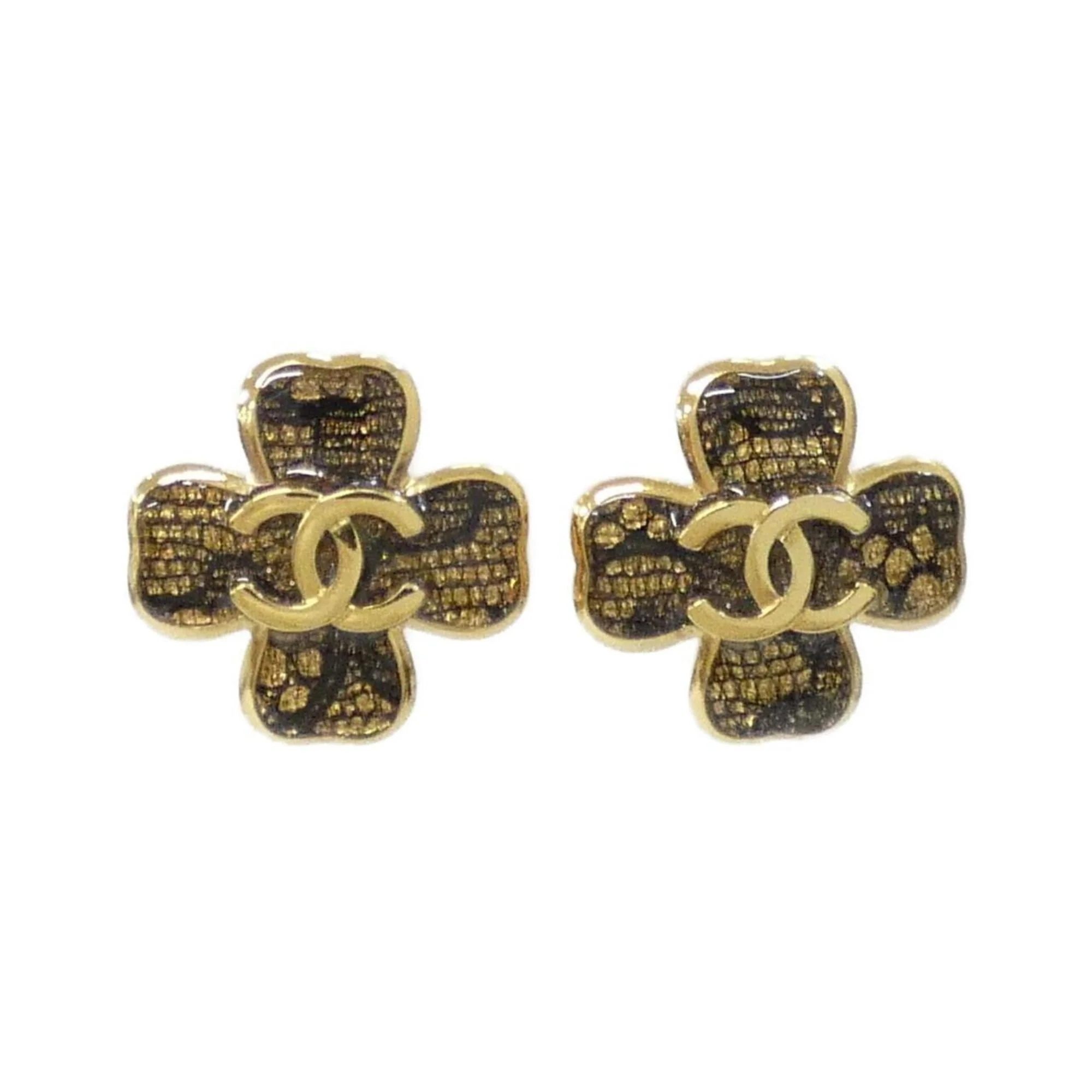 Earrings Gold-Tone Metal