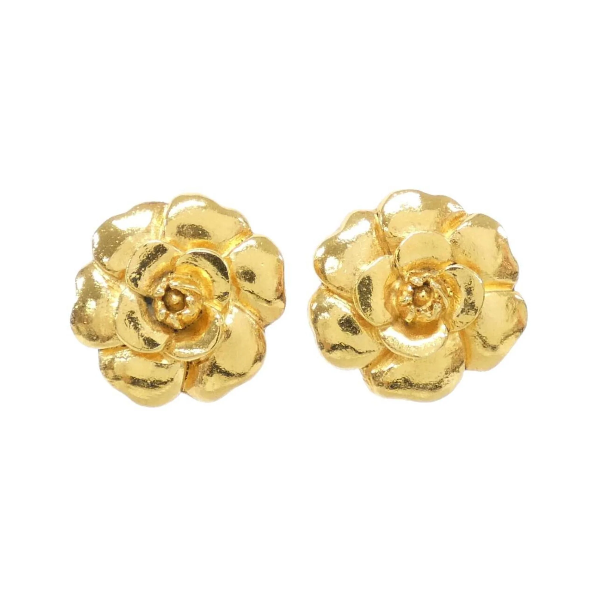 Earrings Gold-Tone Metal