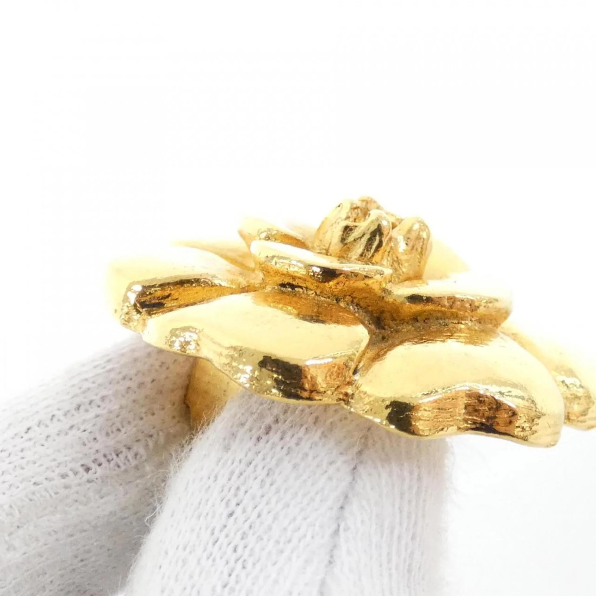 Earrings Gold-Tone Metal - Image 4