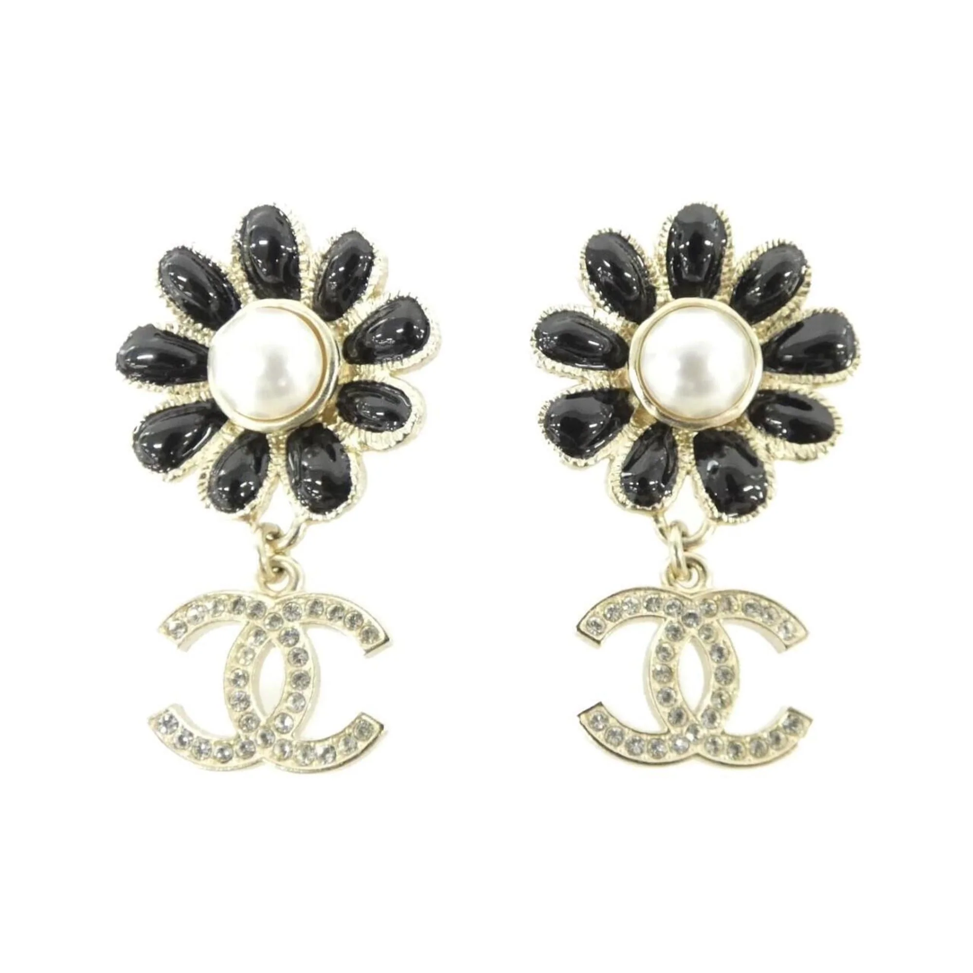 Earrings Gold-Tone Metal