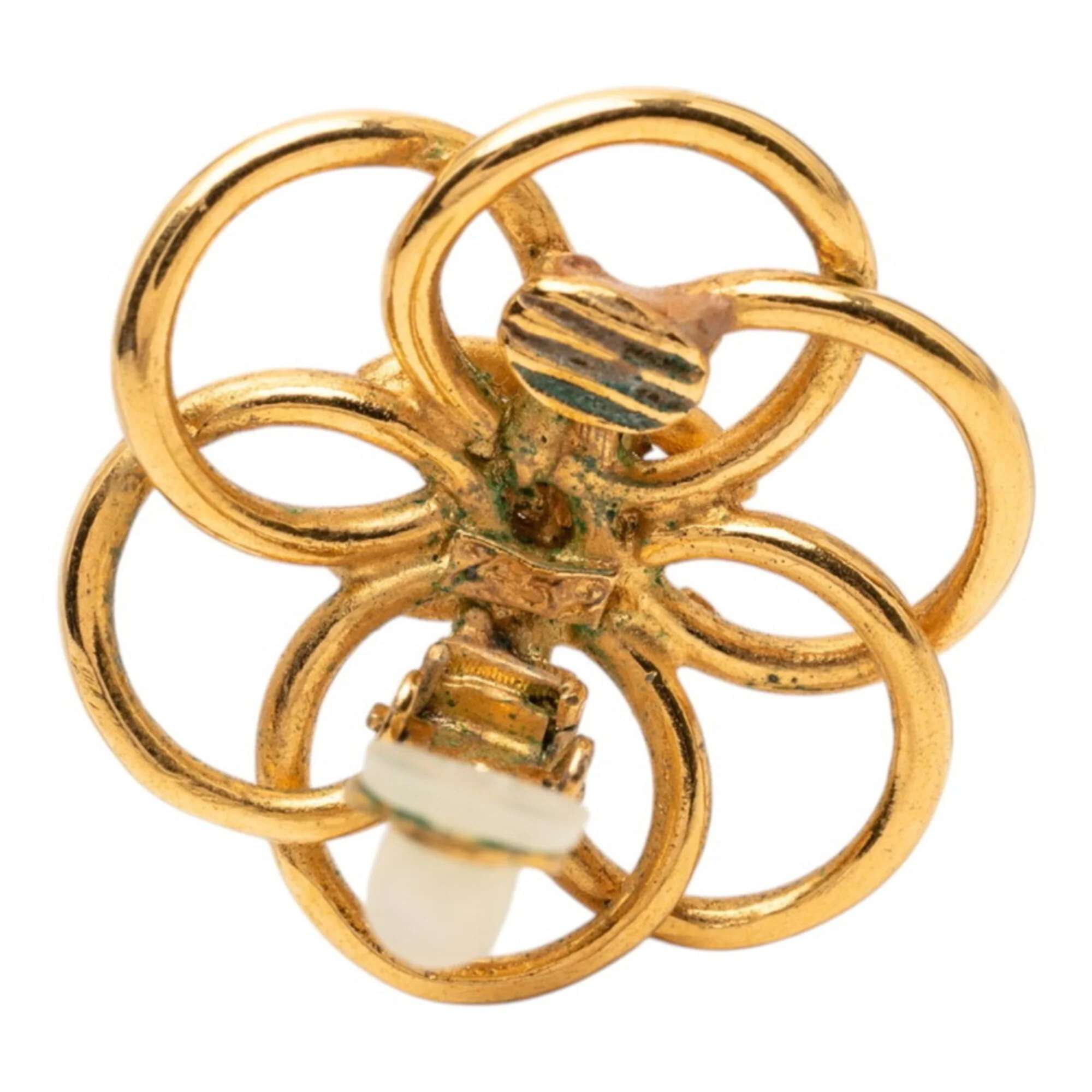Earrings Gold-Tone Metal - Image 3
