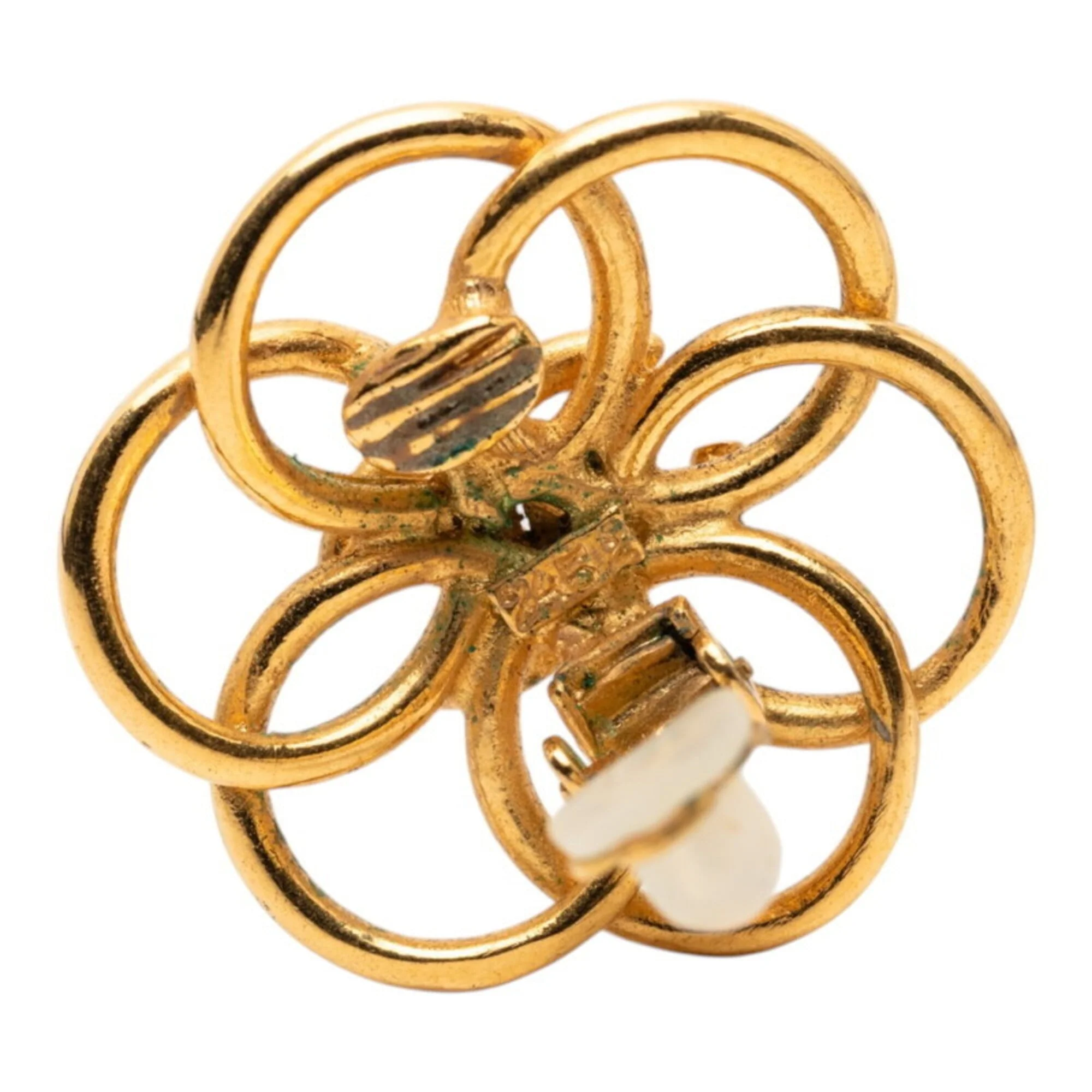 Earrings Gold-Tone Metal - Image 4