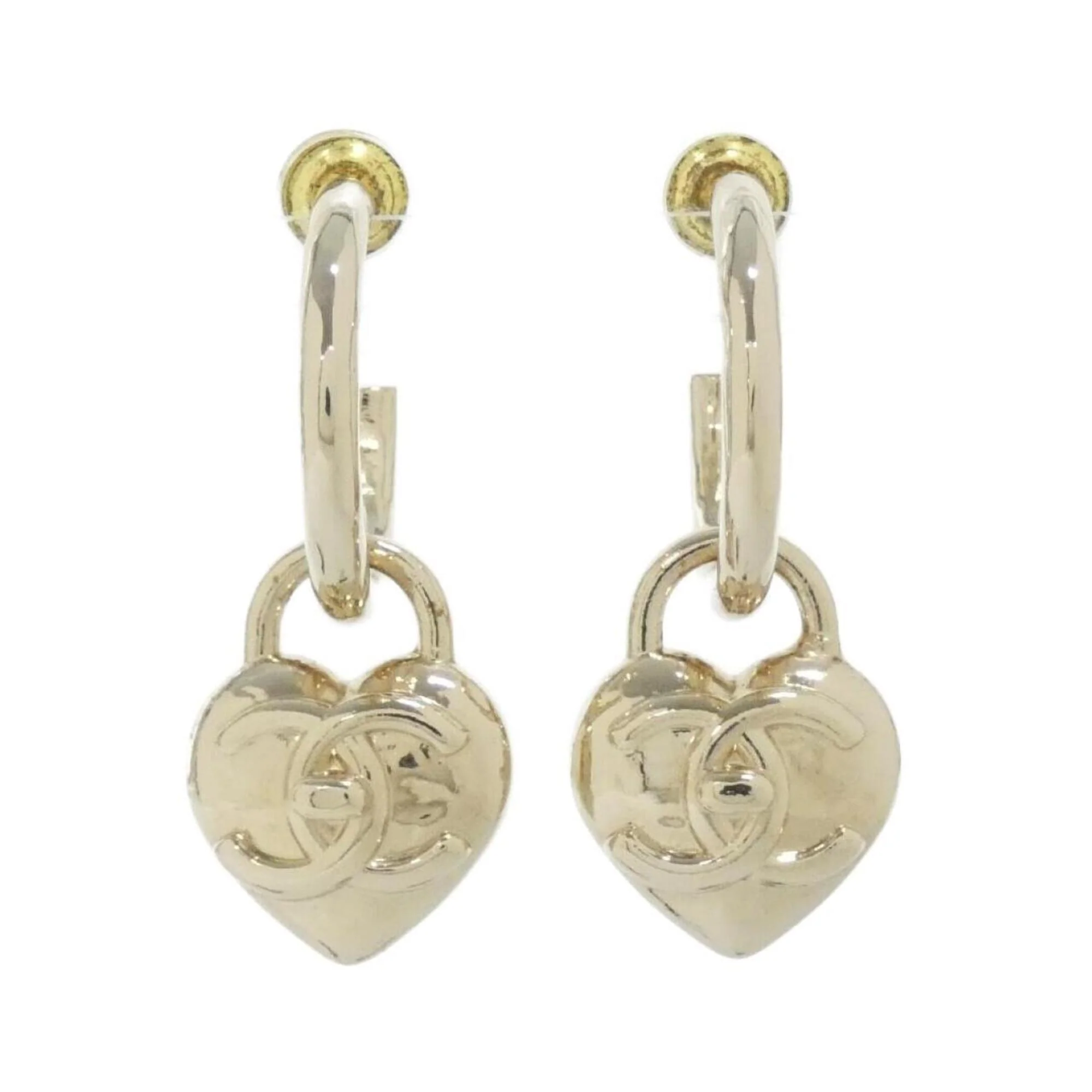 Earrings Gold-Tone Metal