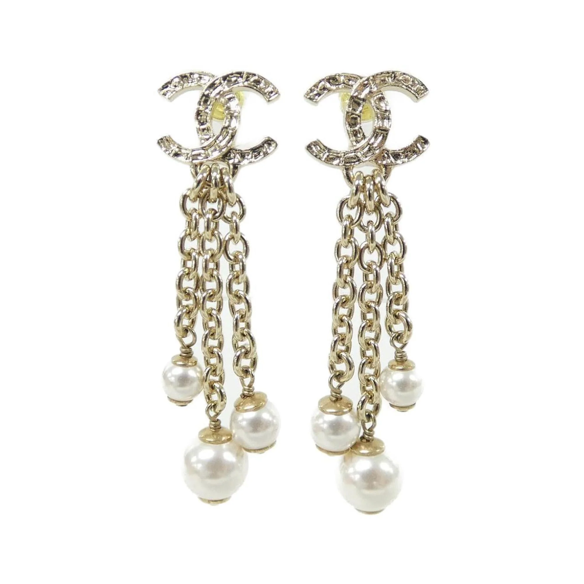 Earrings Gold-Tone Metal