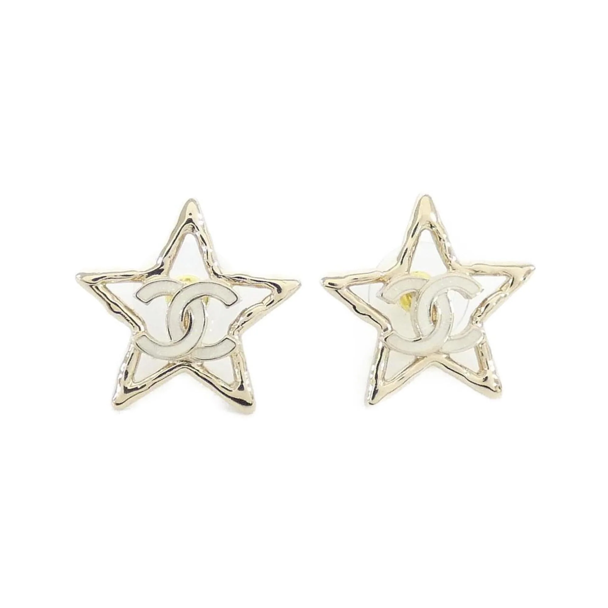 Earrings Gold-Tone Metal