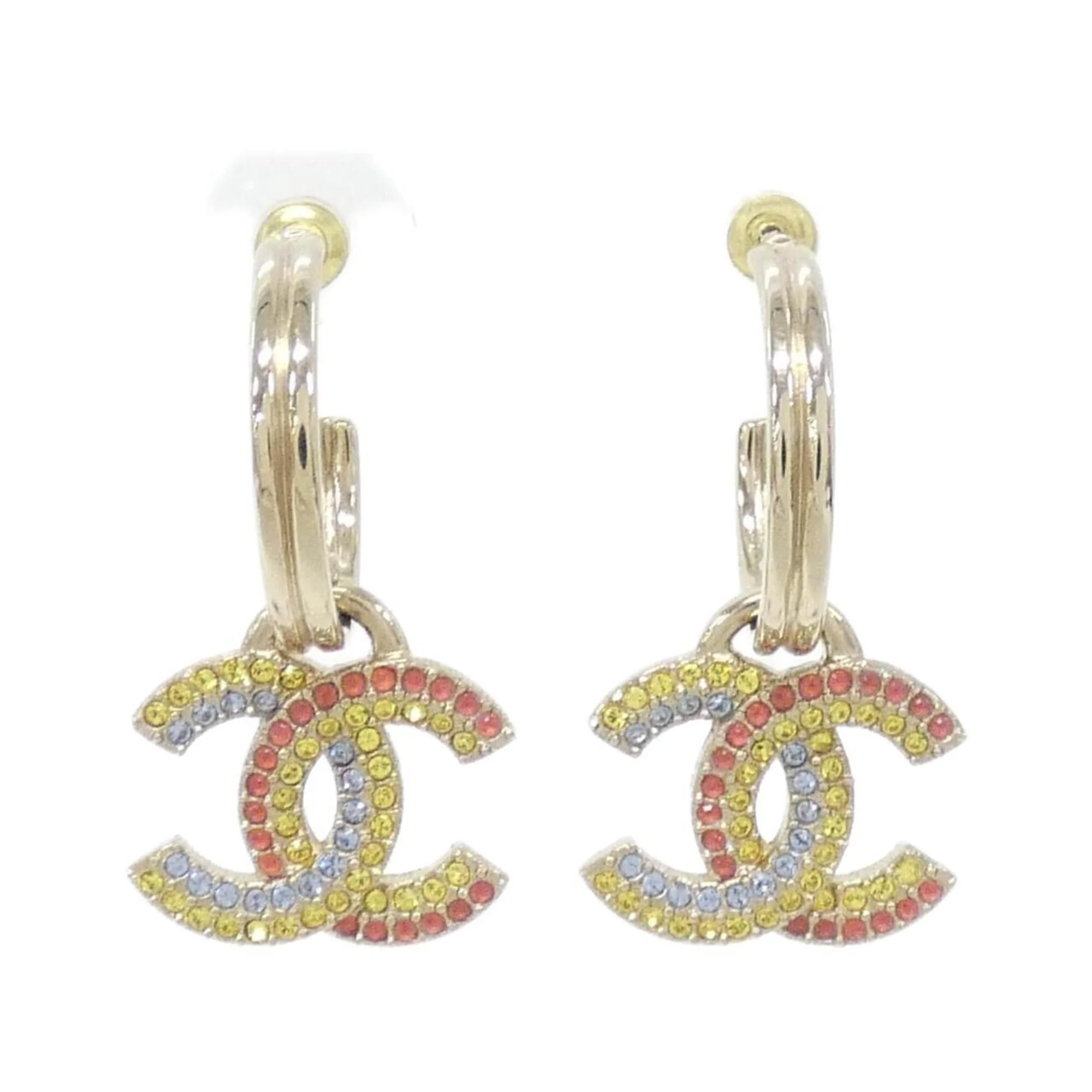 Earrings Gold-Tone Metal