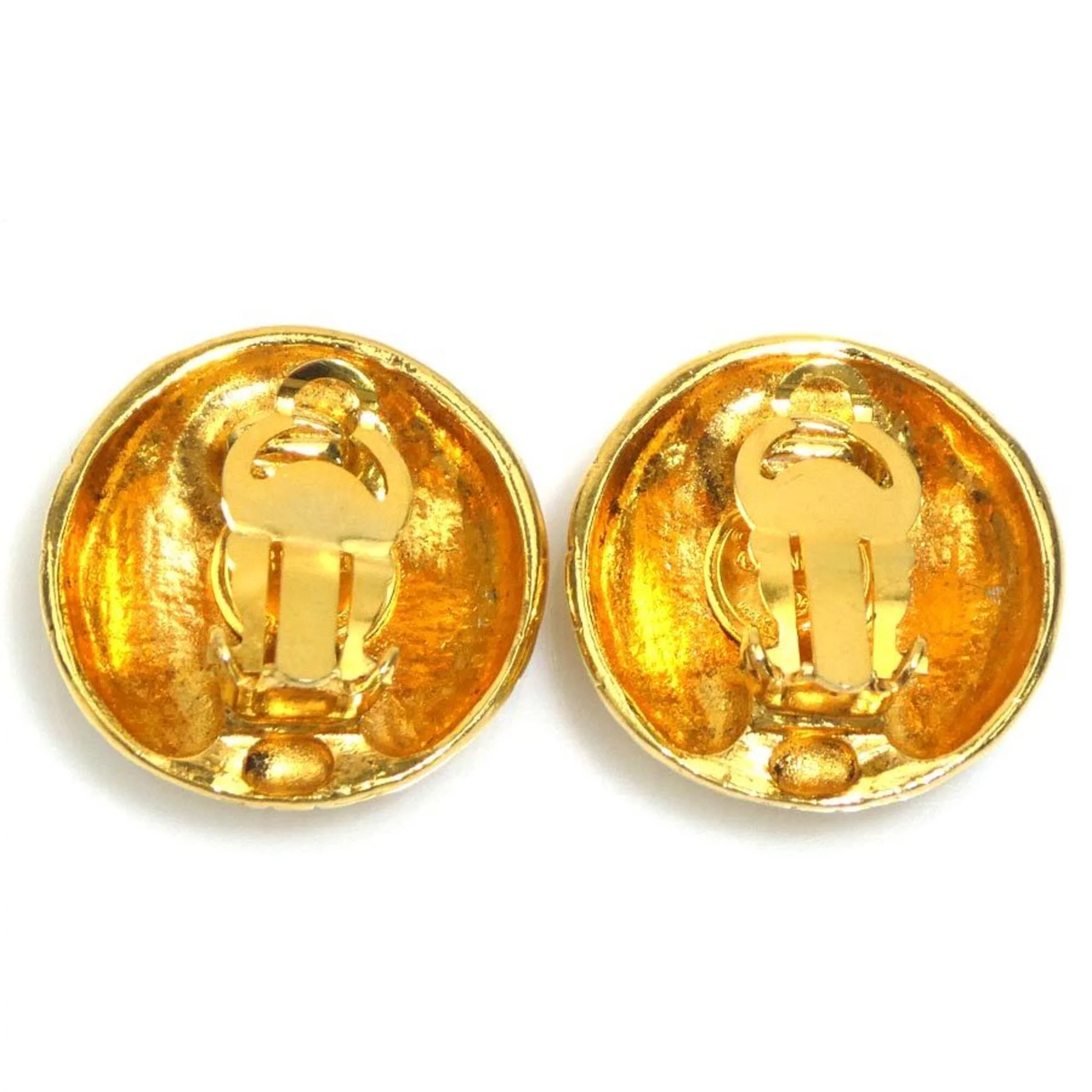 Earrings Logo Gold-Tone Metal - Image 5