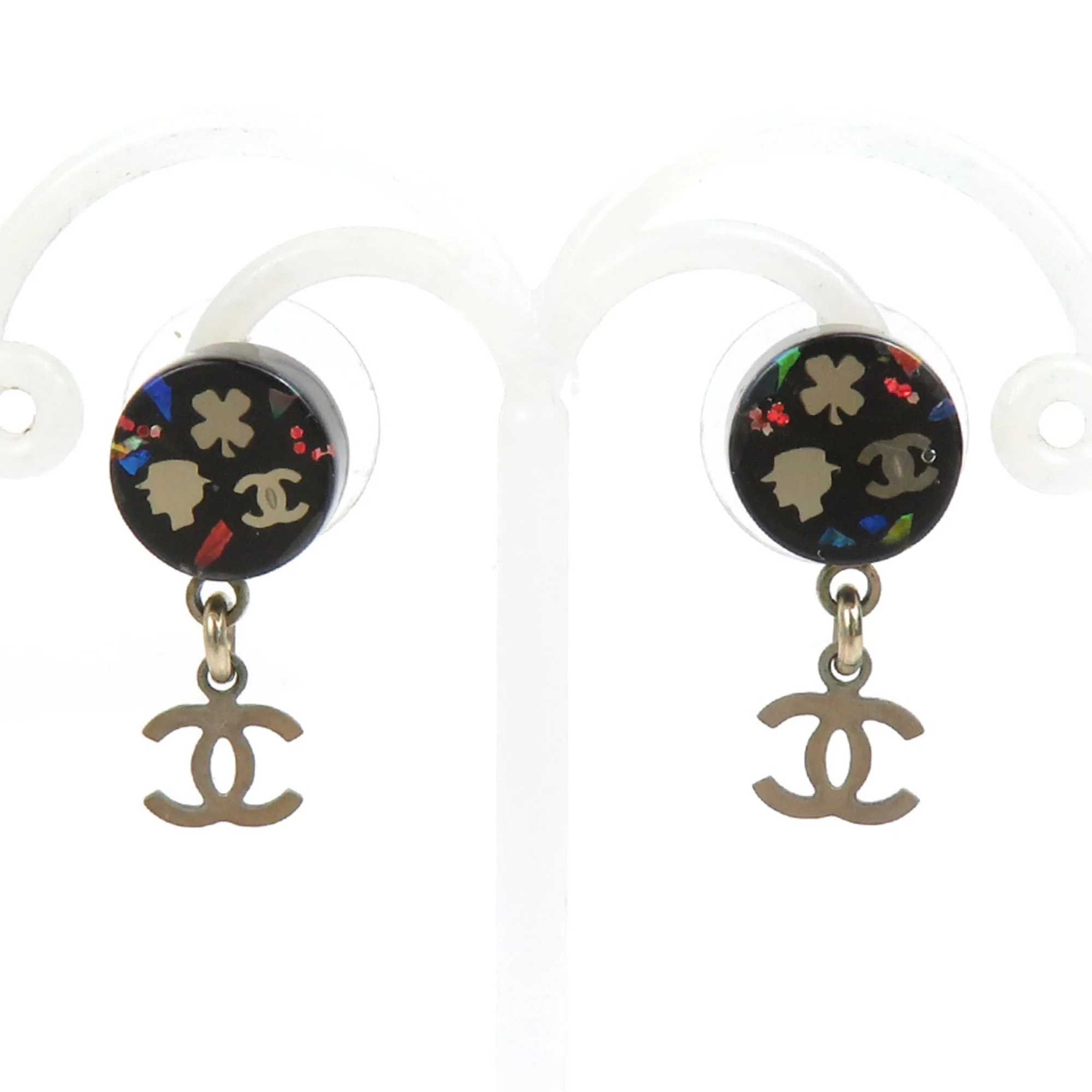 Earrings Metal and Resin