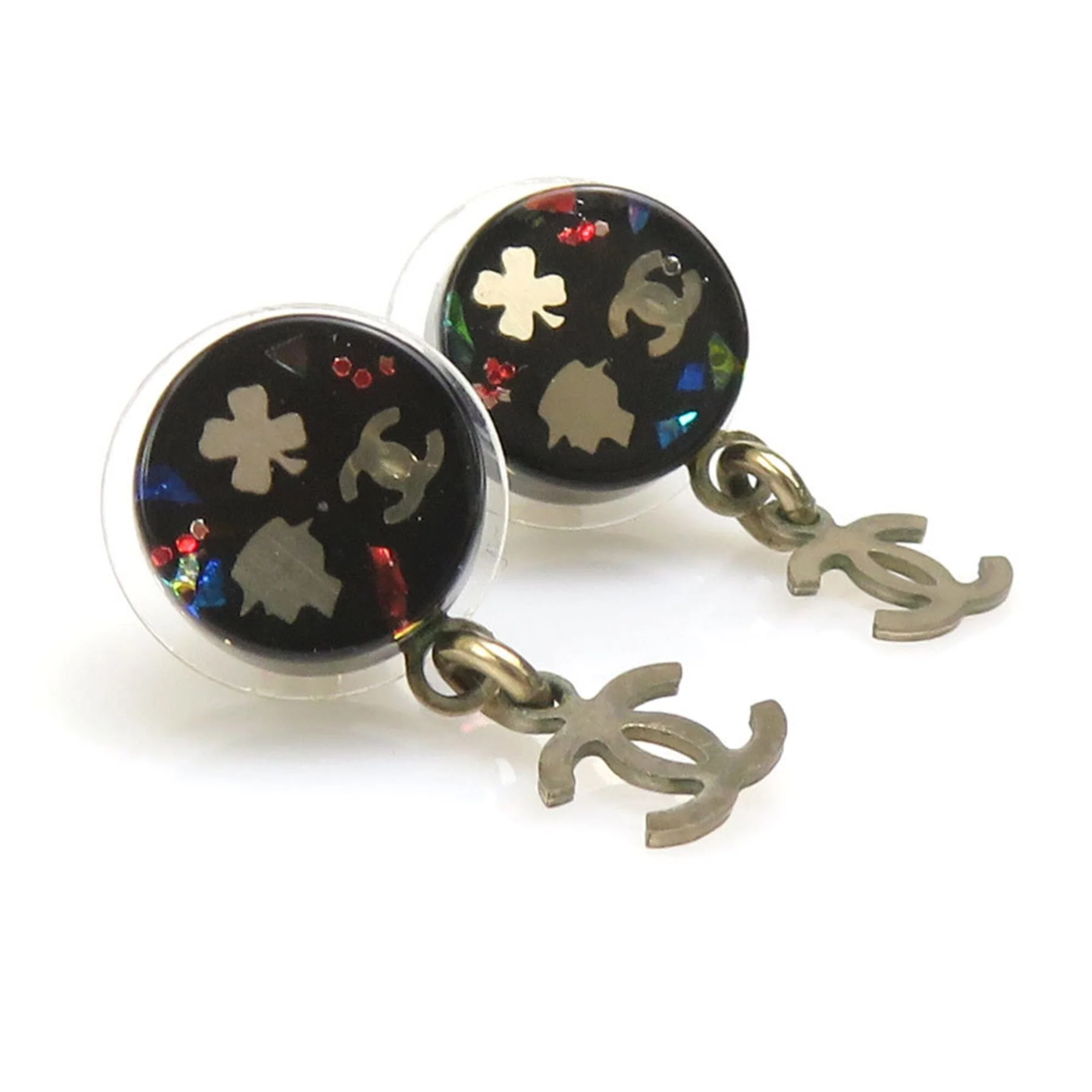 Earrings Metal and Resin - Image 4