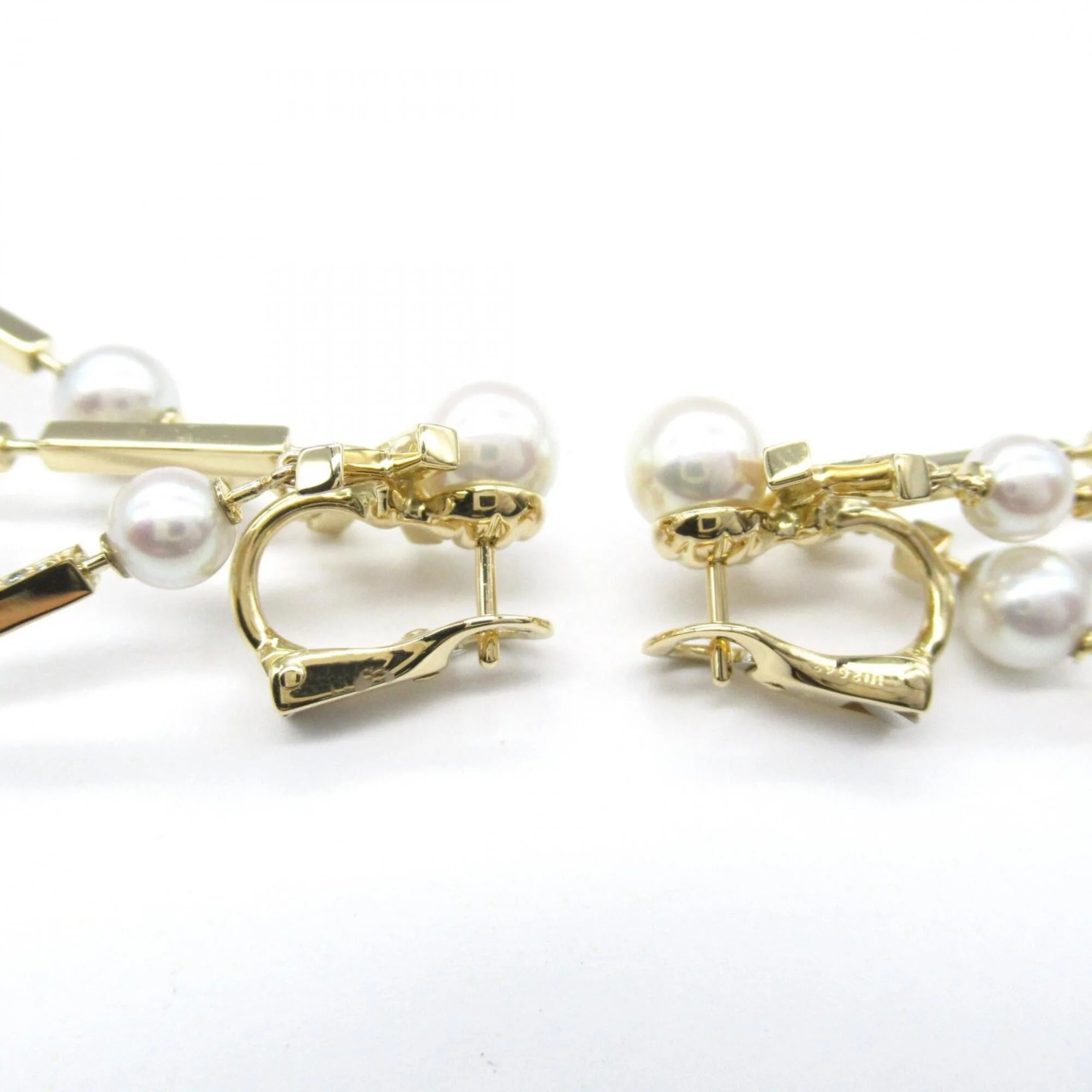 Earrings Pearl 18K Yellow Gold - Image 2