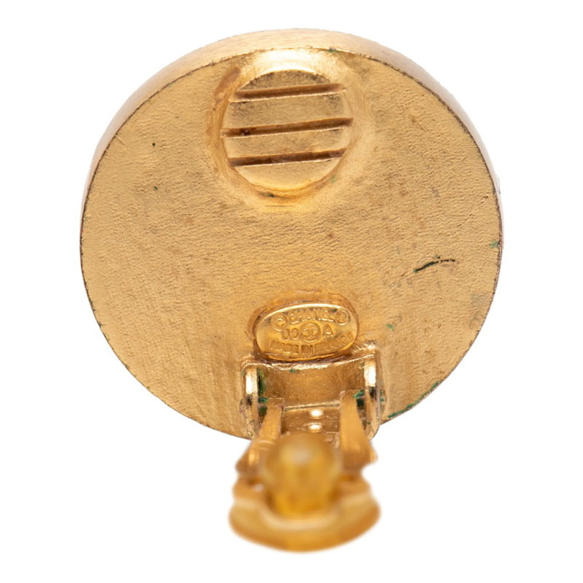 Logo Clip-On Earrings Leather - Image 3