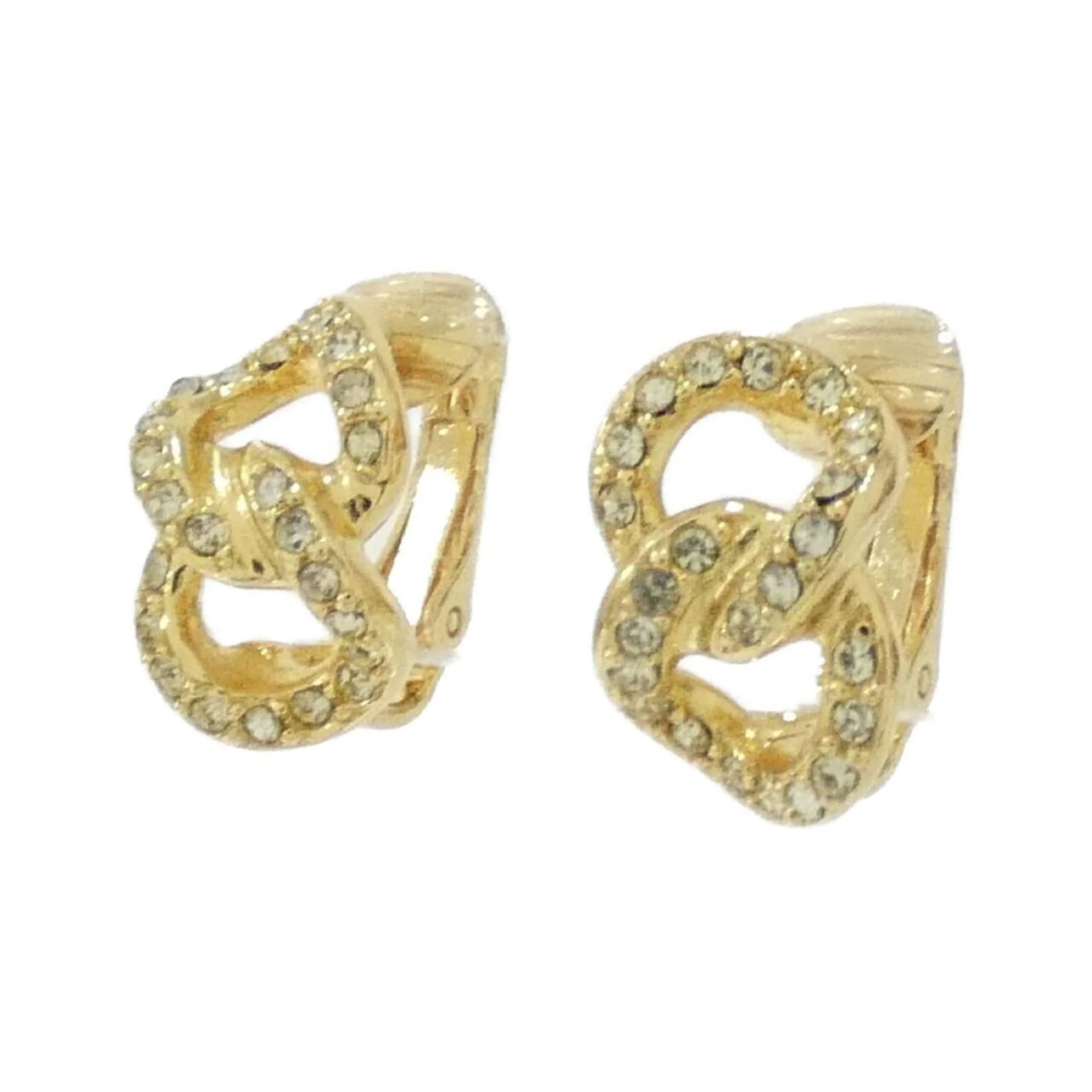 Clip-On Earrings Clip-On Gold-Tone Metal - Image 2