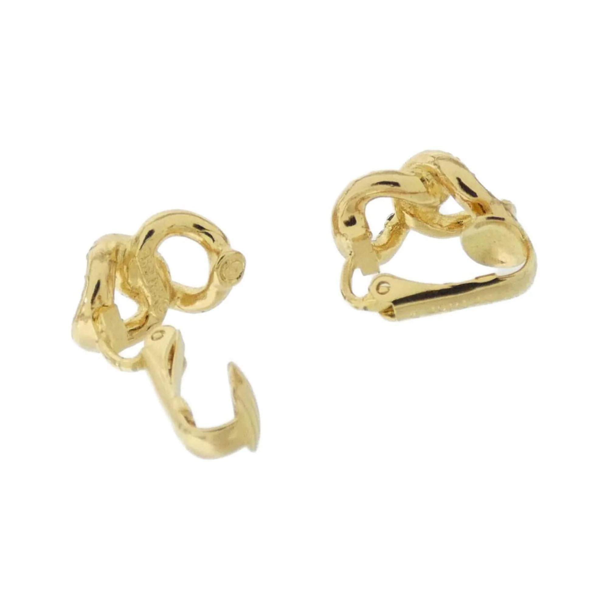 Clip-On Earrings Clip-On Gold-Tone Metal - Image 3