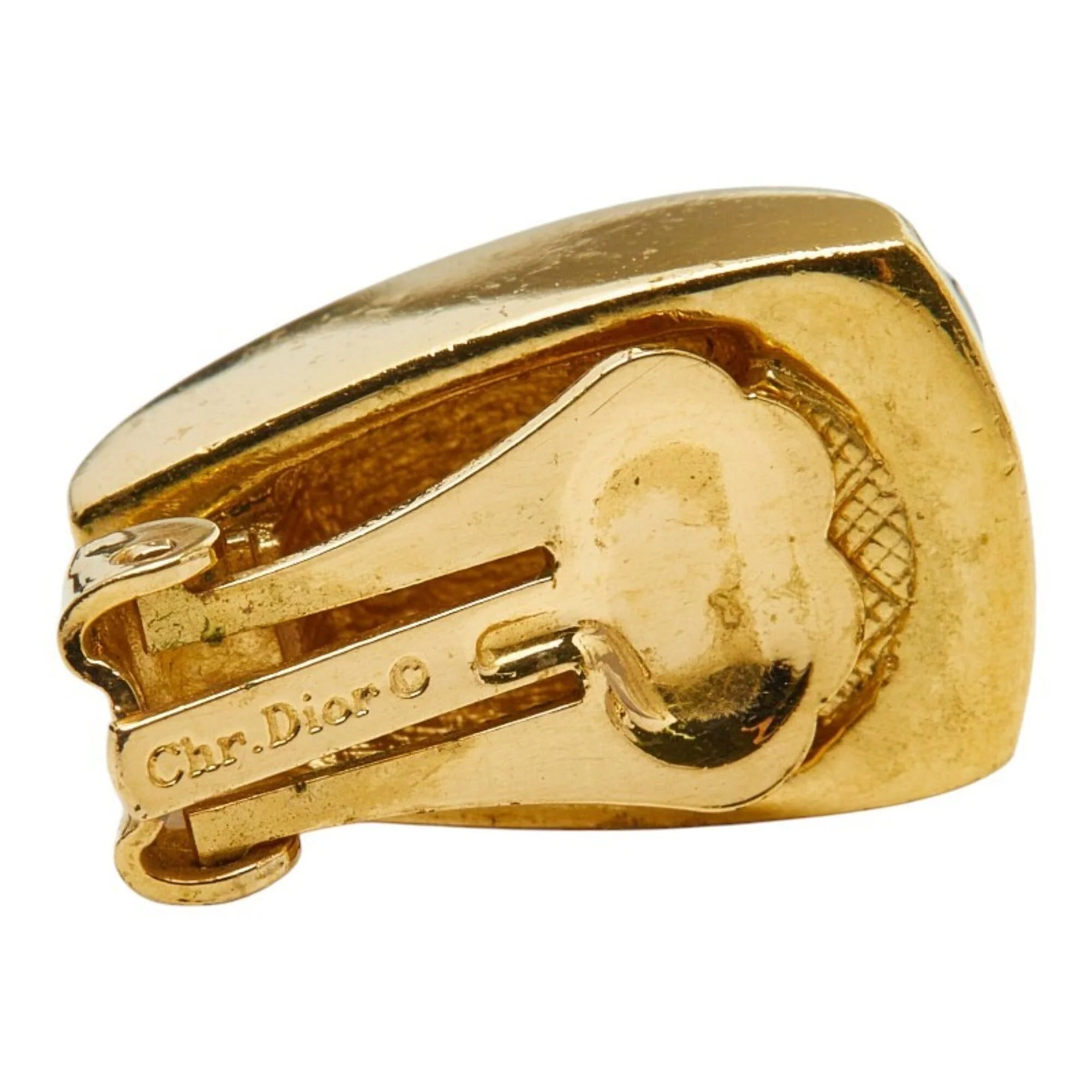 Clip-On Earrings Gold and Black Plated - Image 4
