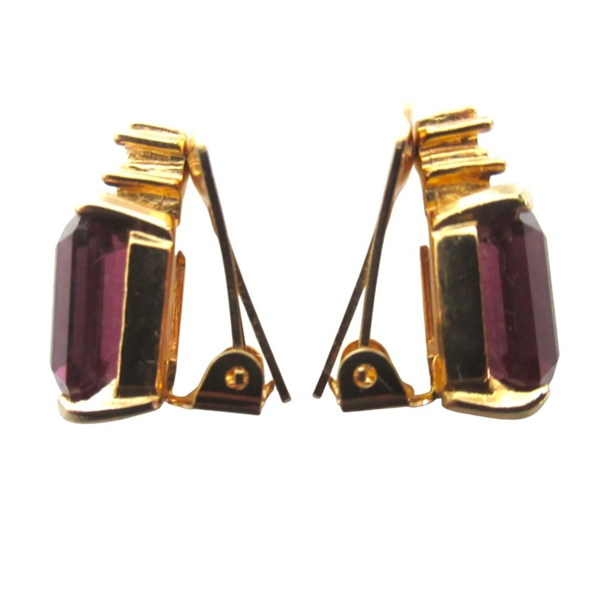 Clip-On Earrings Gold and Metal - Image 2