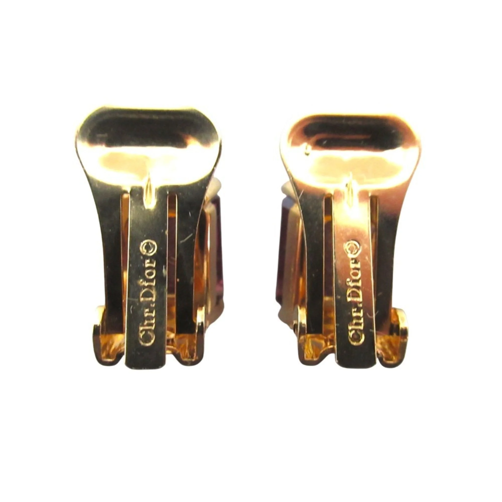 Clip-On Earrings Gold and Metal - Image 3