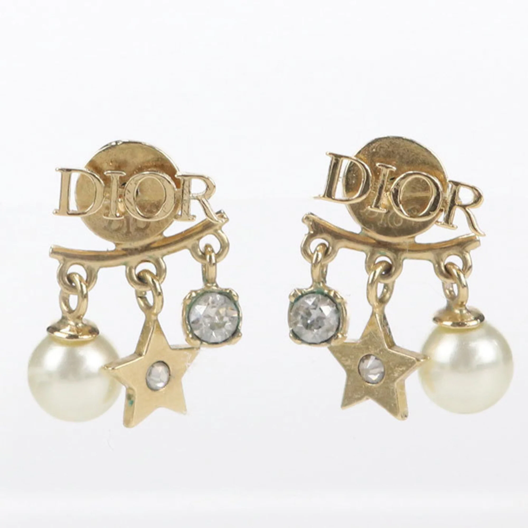 Earrings Gold-Tone Metal - Image 2